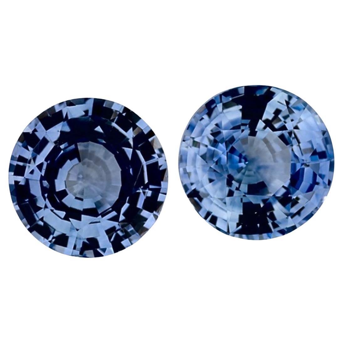 1.87 Ct Blue Sapphire Round Loose Gemstone