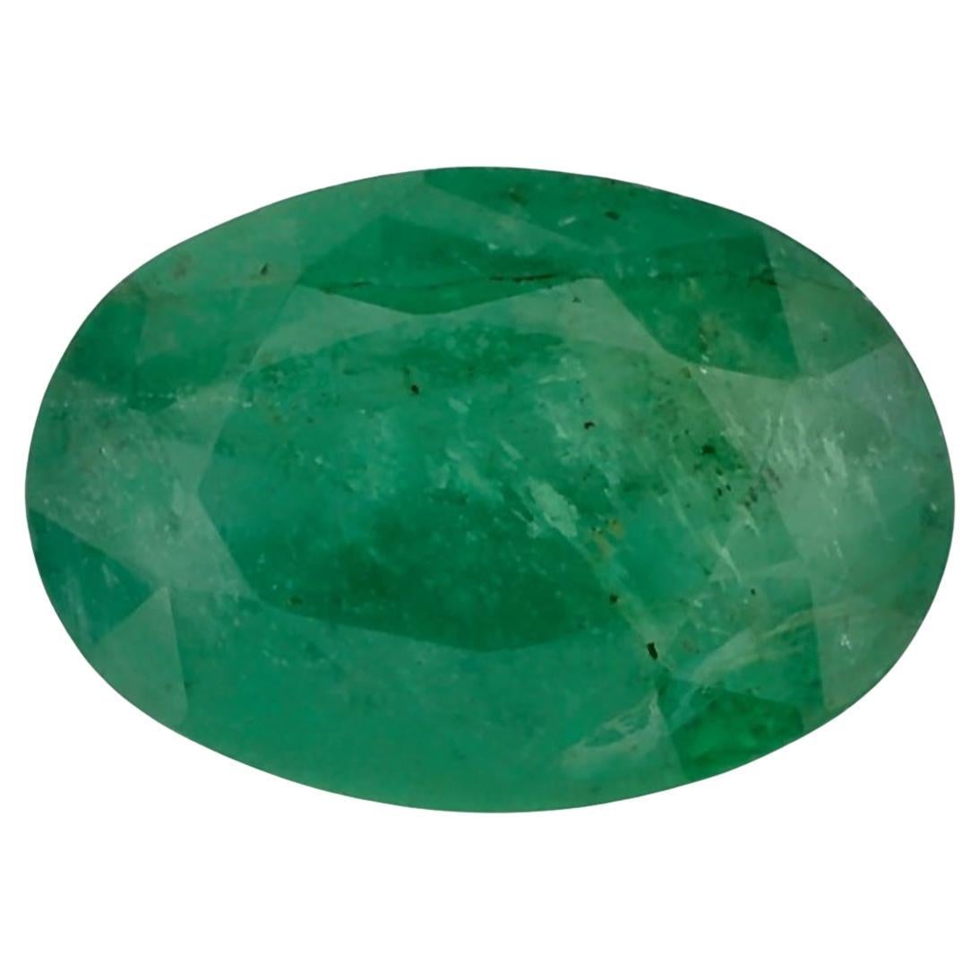 1.87 Ct Emerald Oval Loose Gemstone