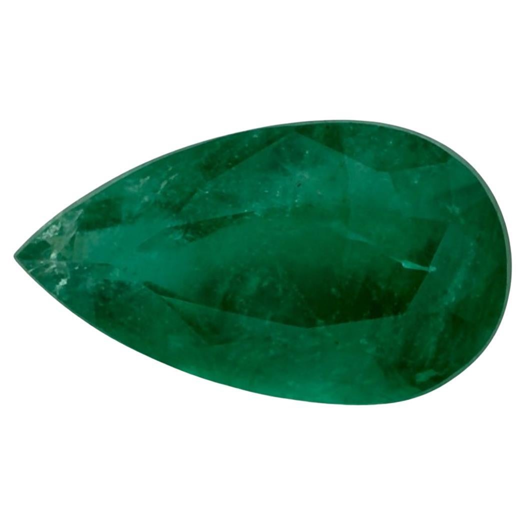 1.87 Ct Emerald Pear Loose Gemstone (pierre précieuse en vrac) en vente
