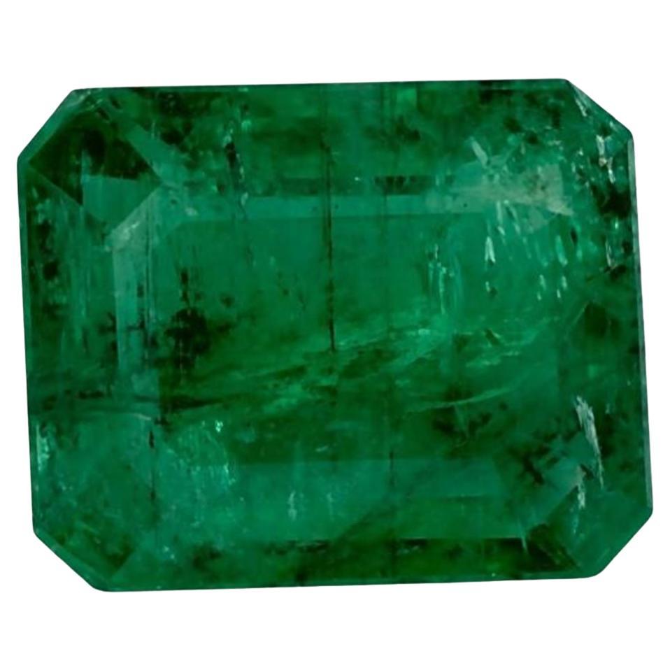 1.87 Carat Natural Emerald Octagon Loose Gemstone
