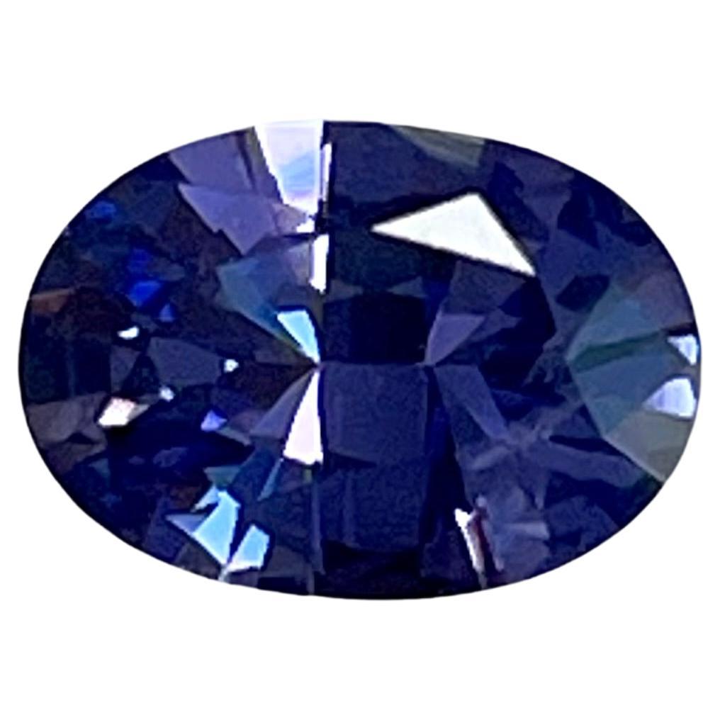 1.87 Ct Natural No Heat Oval Purple sapphire  For Sale
