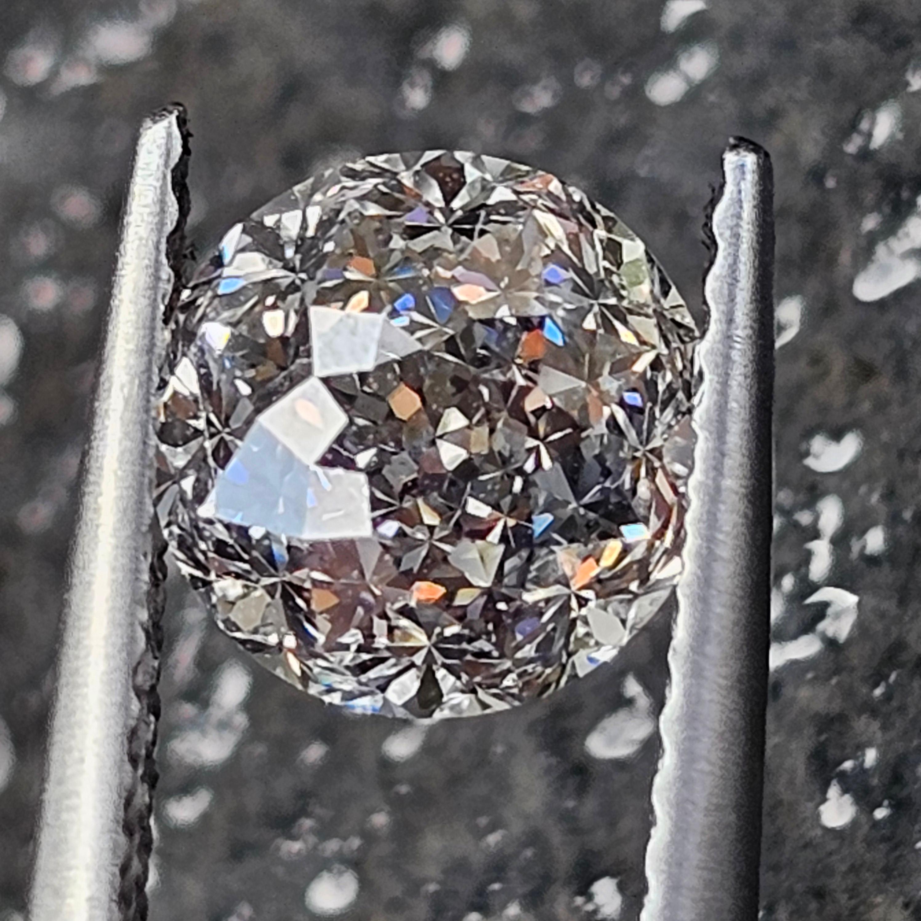 1.87 G SI1 GIA Certified Crown of Light Loose Diamond Round Novelty Cut For Sale 5