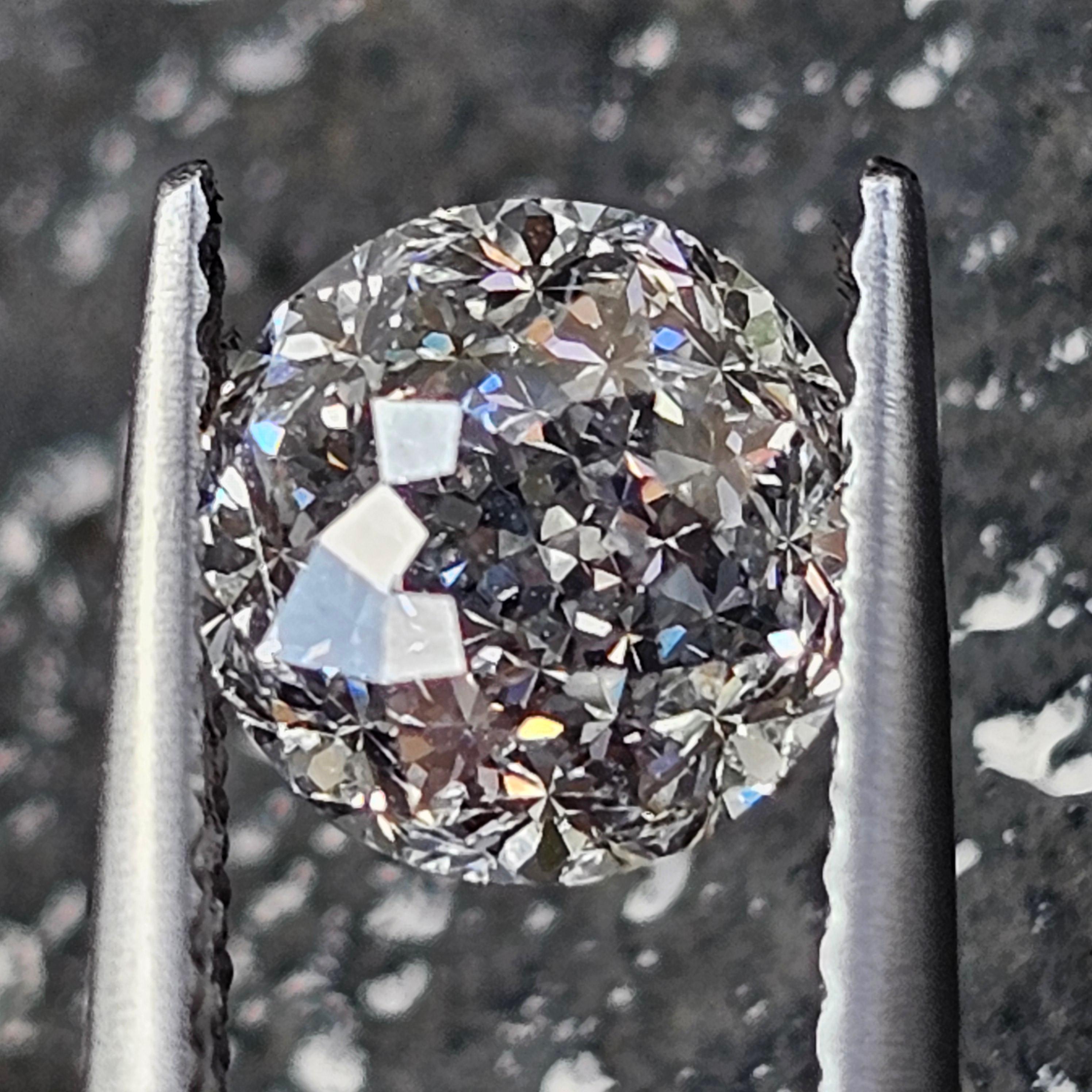 1.87 G SI1 GIA Certified Crown of Light Loose Diamond Round Novelty Cut For Sale 6