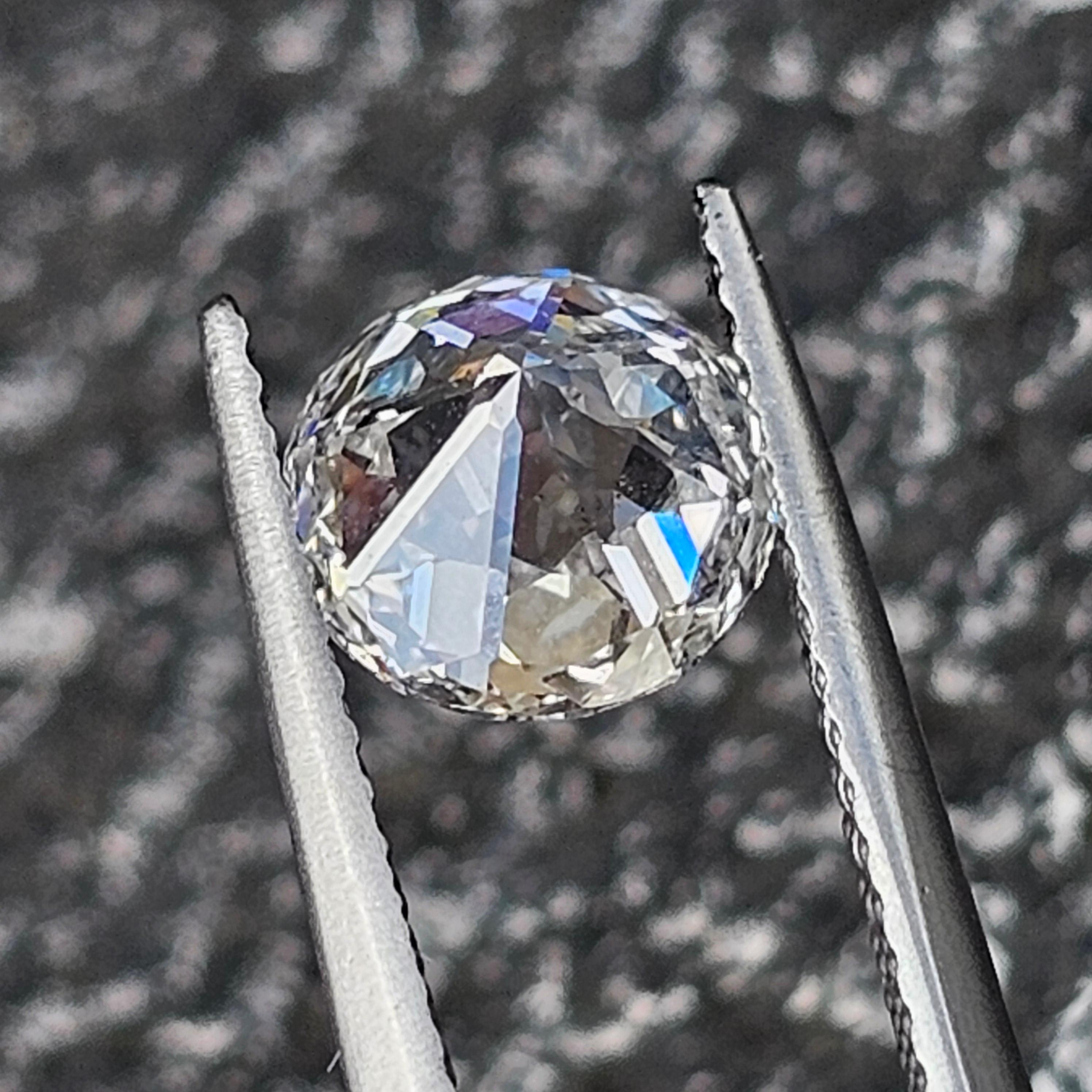 1.87 G SI1 GIA Certified Crown of Light Loose Diamond Round Novelty Cut For Sale 3