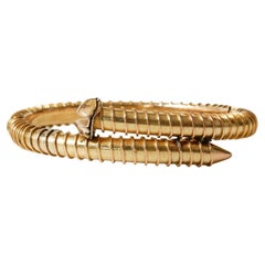 Bracelet victorien « vis » en 14k des années 1870/80