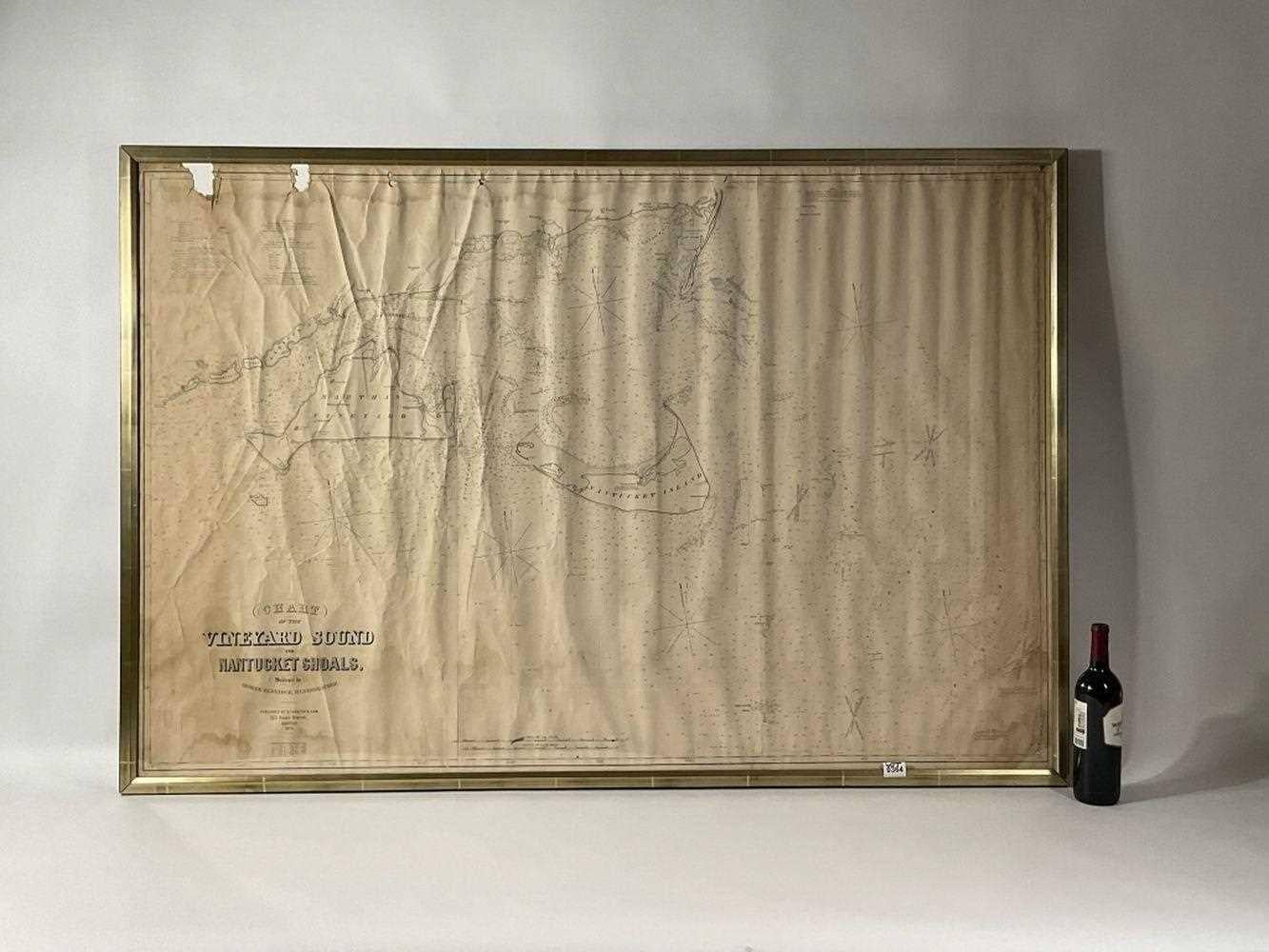 Carte de George Eldridge datant du dix-neuvième siècle et datant de 1870, intitulée 