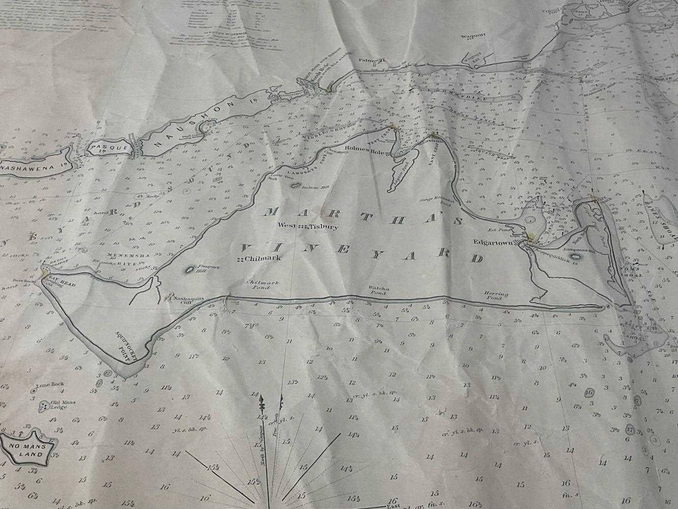 Tableau de Martha's Vineyard And Nantucket de 1870 en vente 1