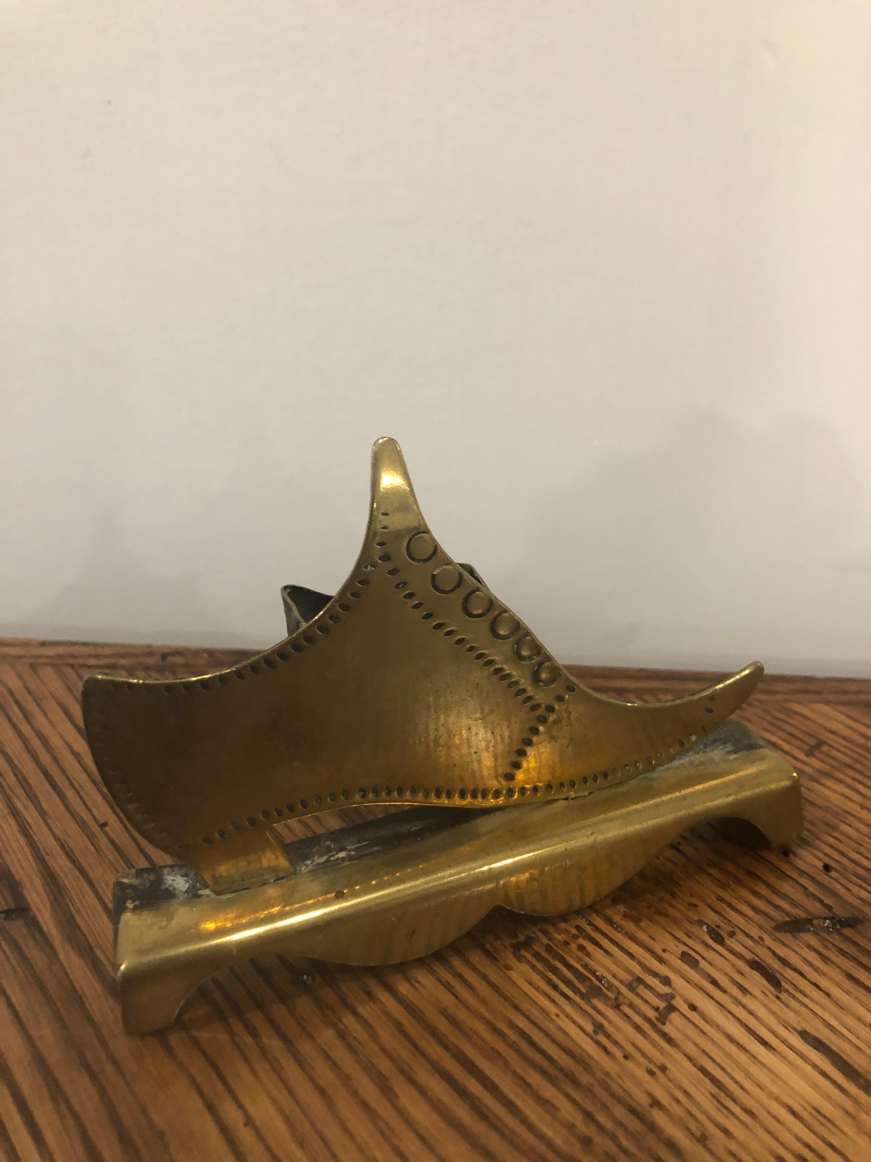 brass spill holder