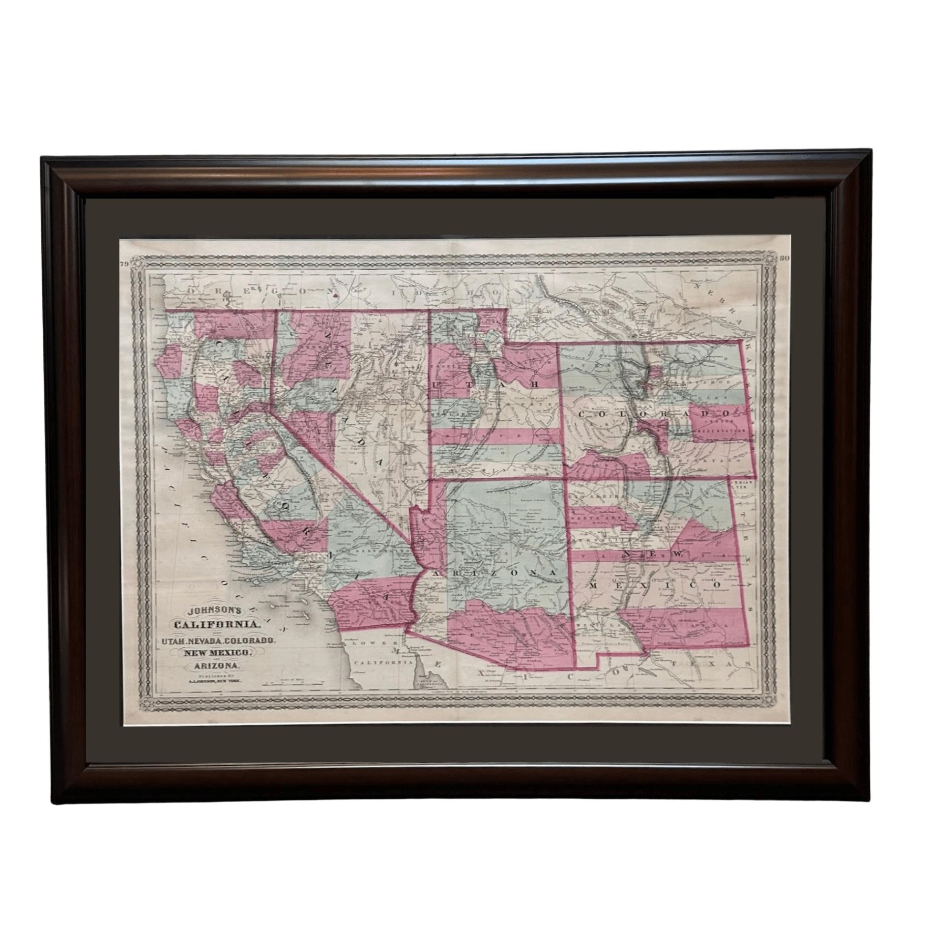 Se presenta un mapa original de 1870 