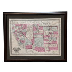 1870 "Johnson's California, also Utah, Nevada, Colorado, New Mexico, and Arizona