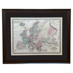1870 "Johnson's Europe" Map Published by A. J. Johnson