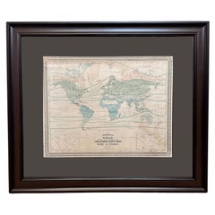 1870 "Johnson's World" del Prof. A. Guyot, edito da A. Johnson