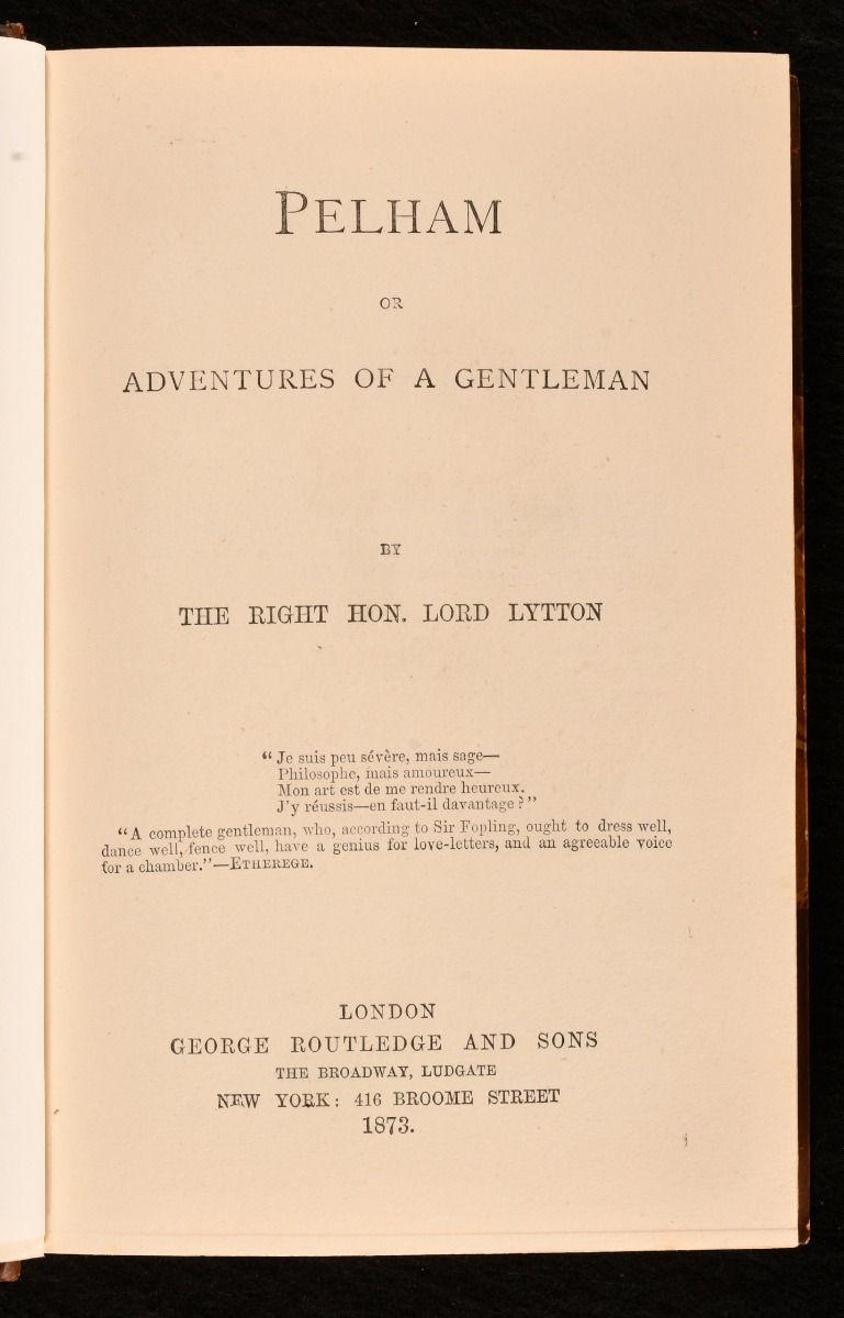 1870 Lord Lytton's Works For Sale 5