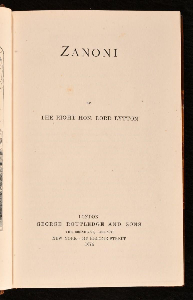1870 Œuvres de Lord Lytton Bon état - En vente à Bath, GB