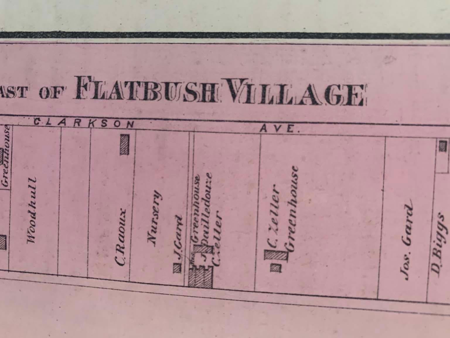1870 Karte Flatbush Brooklyn New York im Zustand „Gut“ im Angebot in Sag Harbor, NY