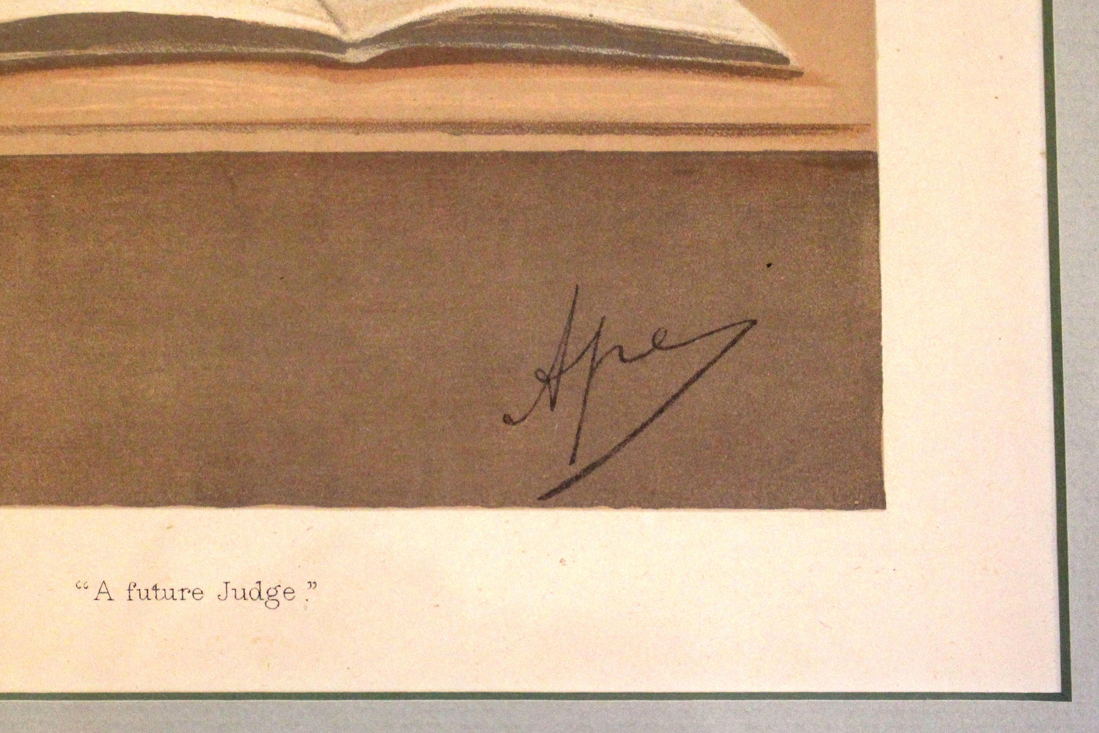 Lot de 6 tirages Spy & Ape de Vanity Fair «dges » des années 1870 et 1880 encadrés en vente 1