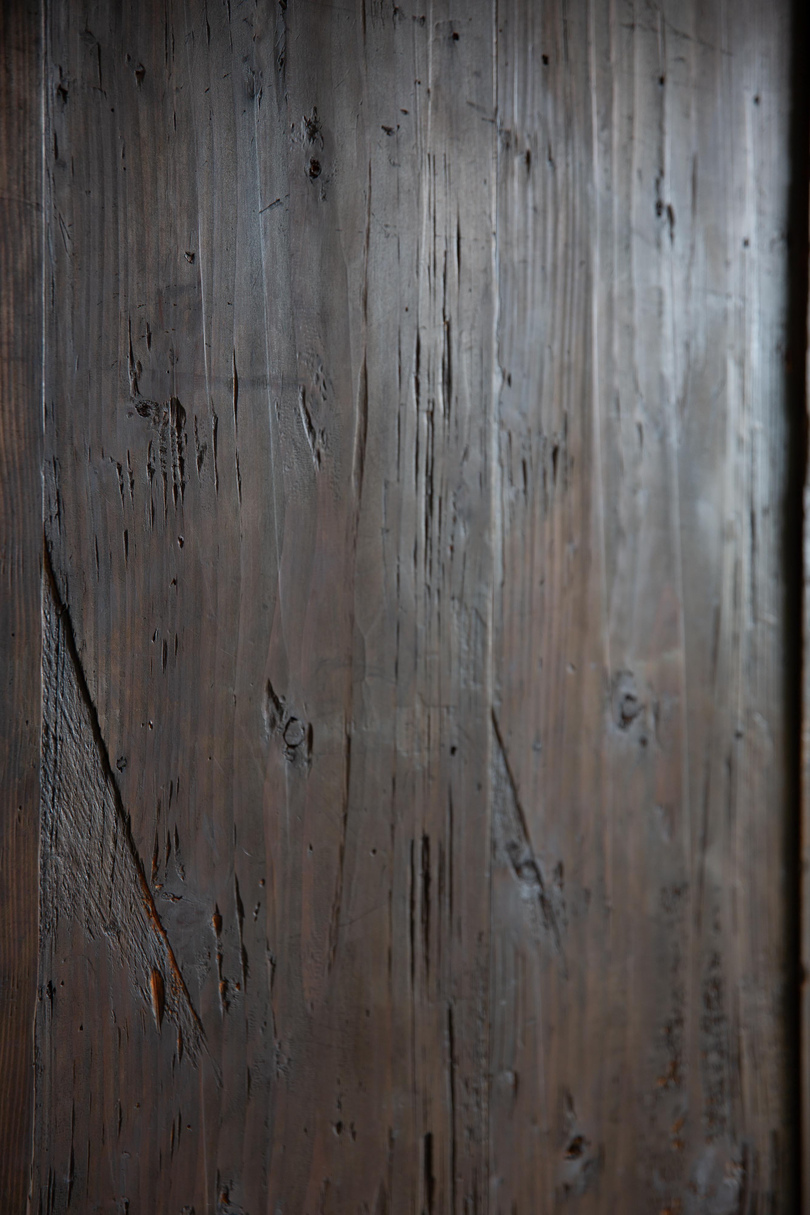 1870s-1900s Japanese antique large Mizuya tansu chest. wabi sabi primitive For Sale 11