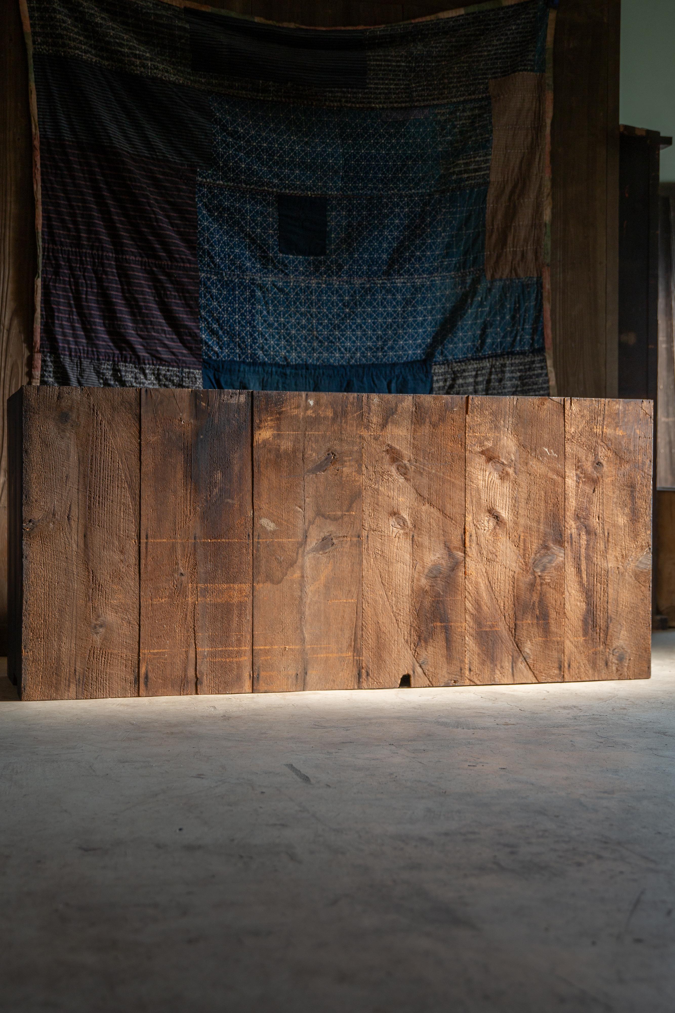 1870s-1900s Japanese antique Mizuya tansu chest sideboard wabi sabi primitive For Sale 1
