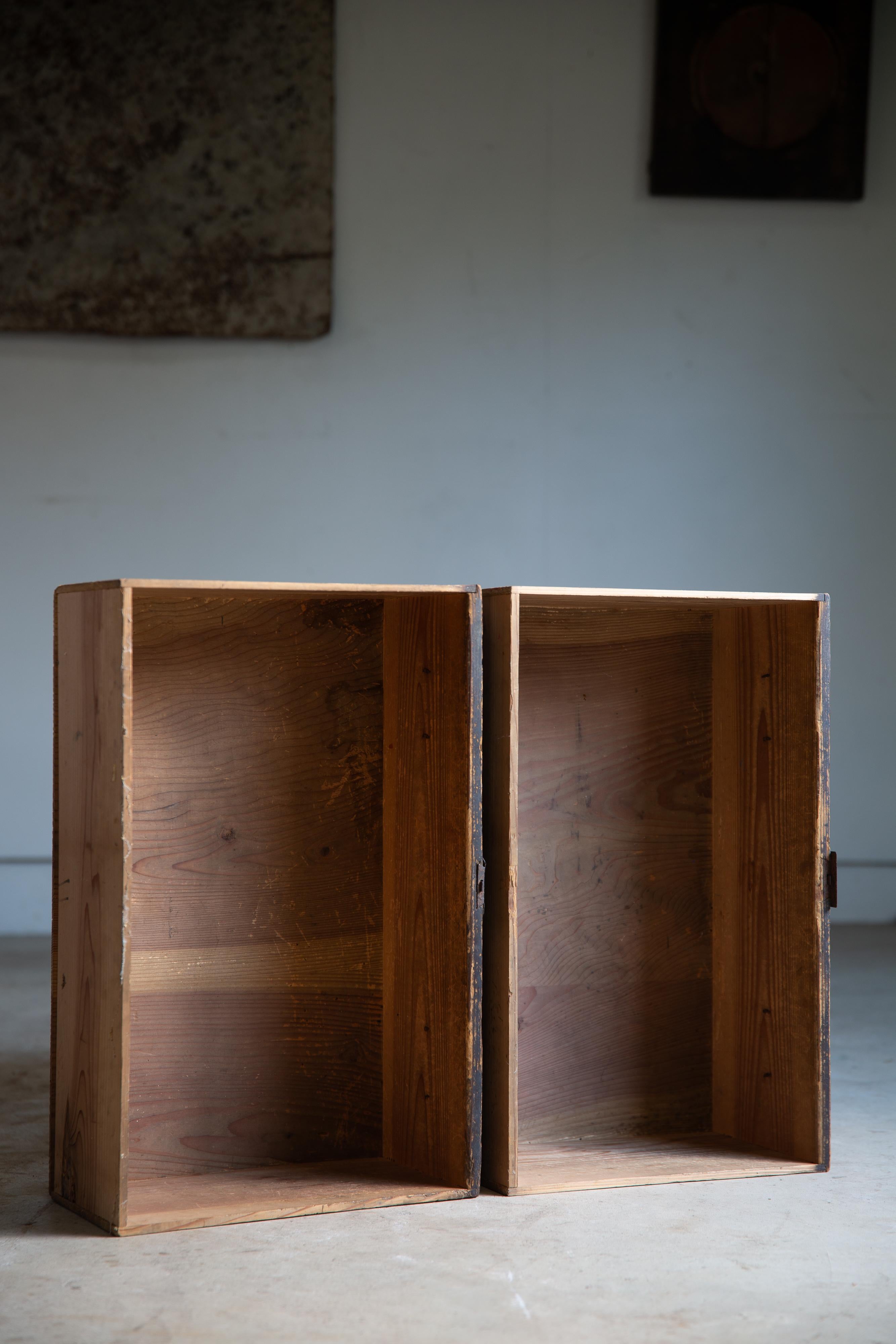 1870er-1900er wabi sabi japanische antike Tansu-Kommode aus der Mitte der Tansu-Periode im Angebot 7