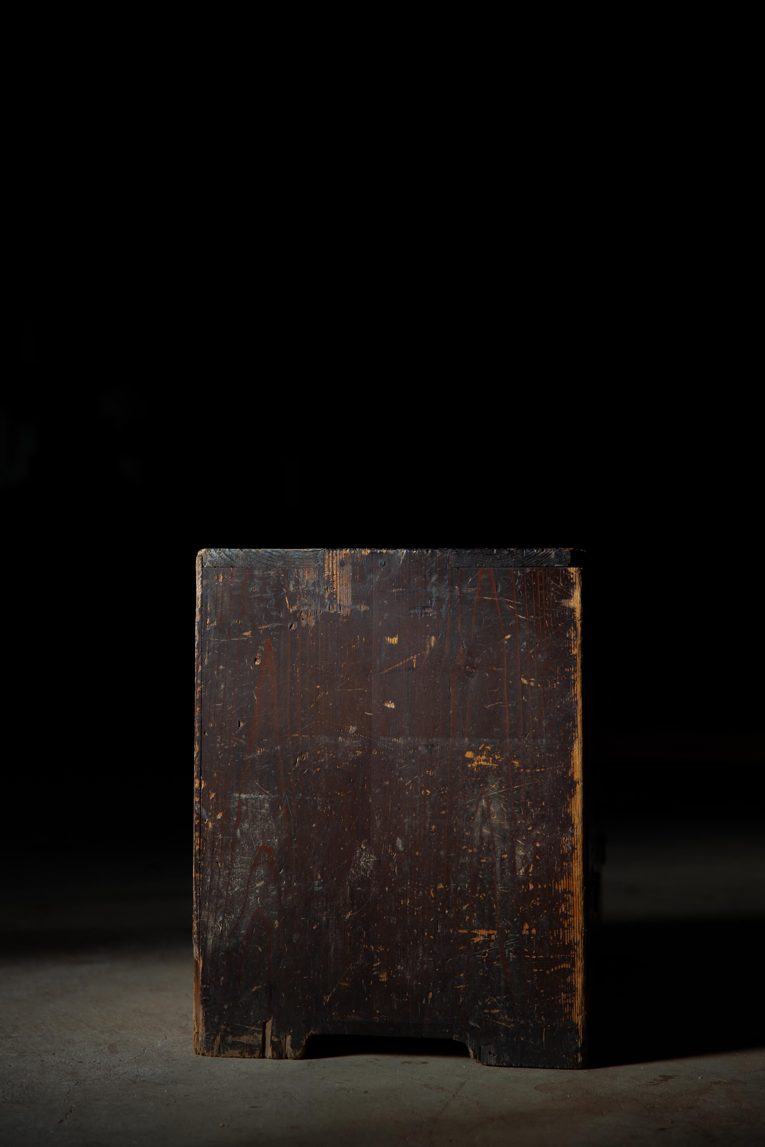 1870er-1900er wabi sabi japanische antike Tansu-Kommode aus der Mitte der Tansu-Periode im Zustand „Gut“ im Angebot in 常陸大宮市, JP