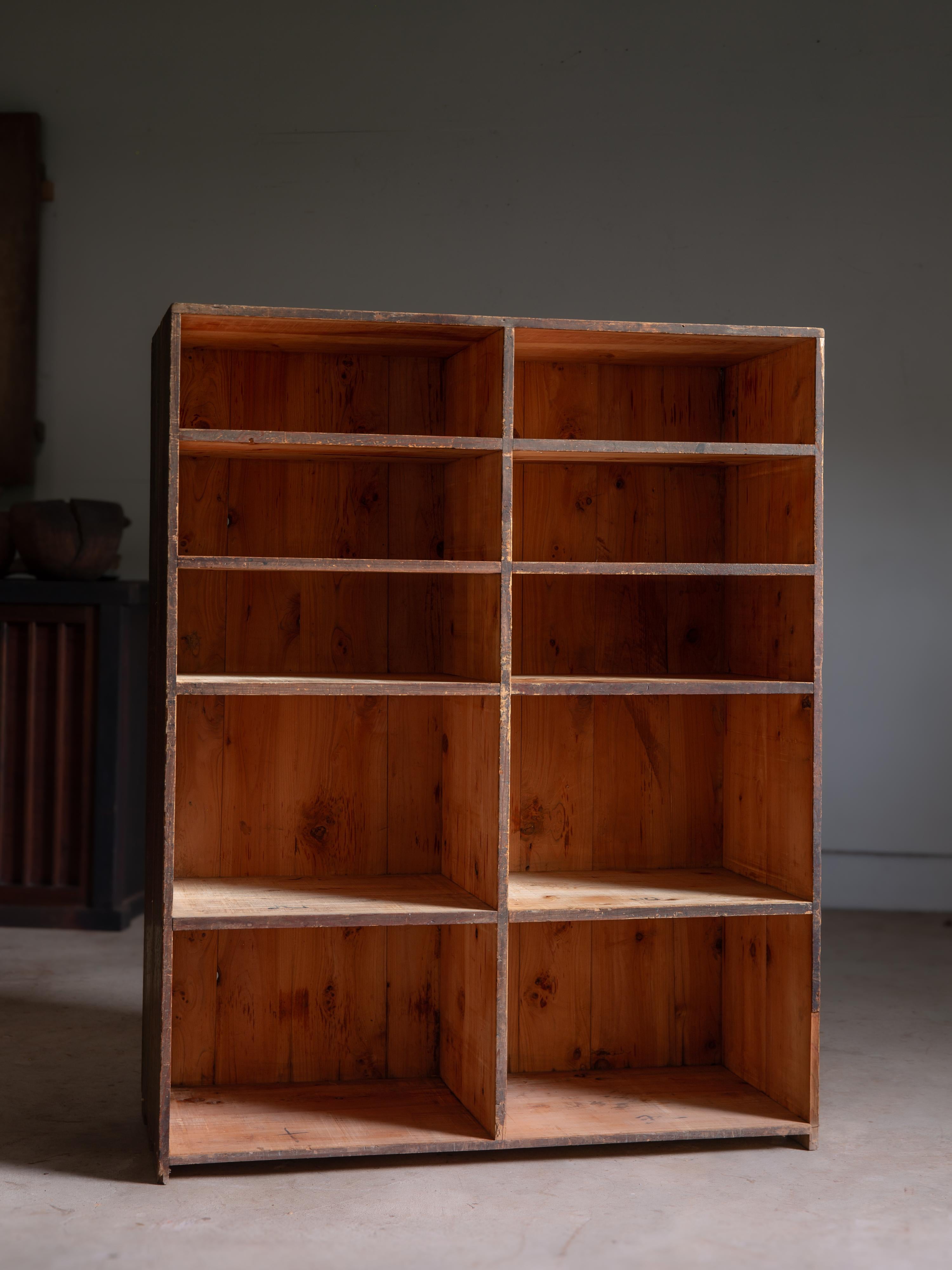 1870s-1910s Japanese antique Isho tansu, clothes chest of drawers, wabi sabi 11