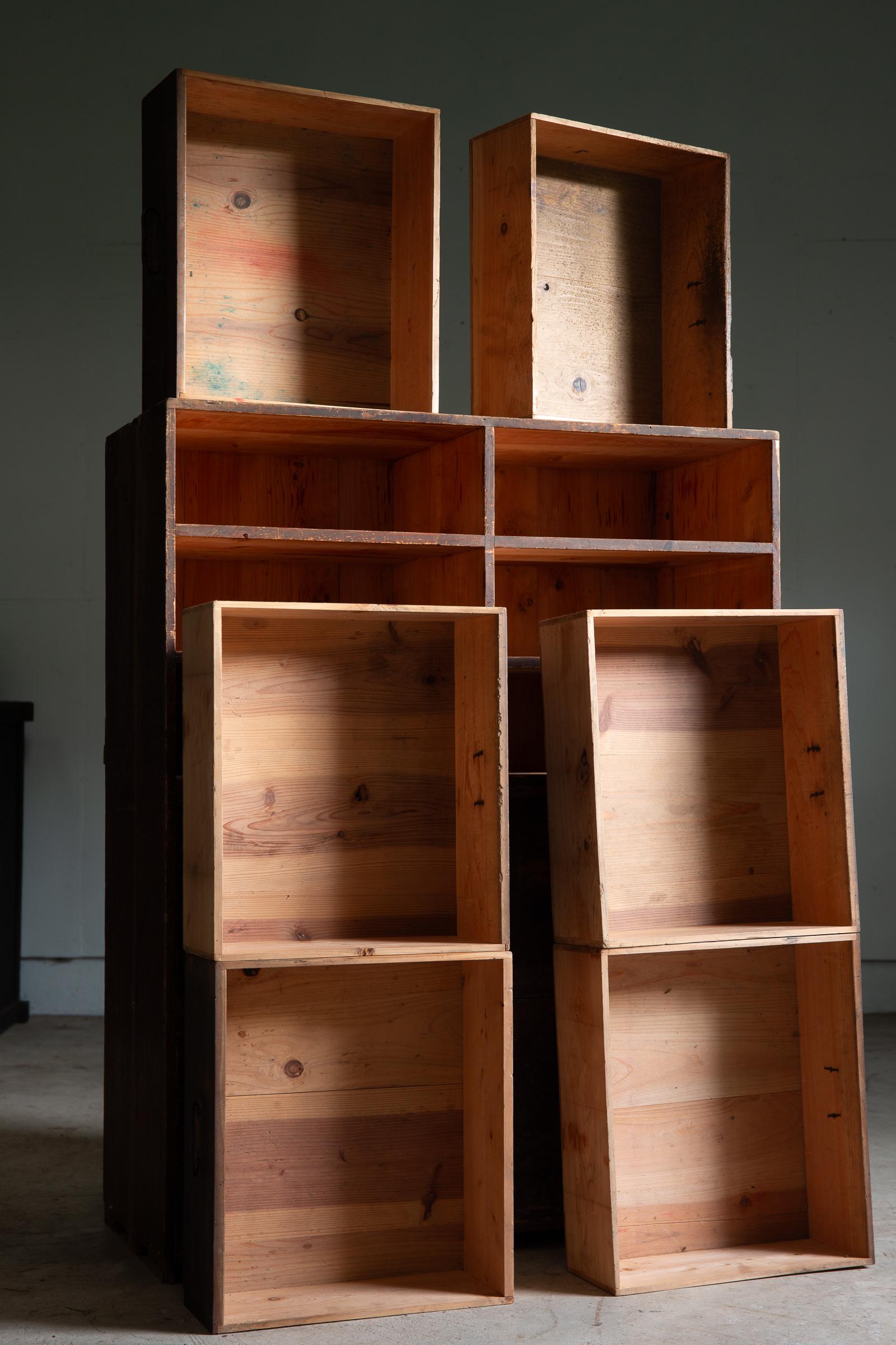 1870s-1910s Japanese antique Isho tansu, clothes chest of drawers, wabi sabi 10
