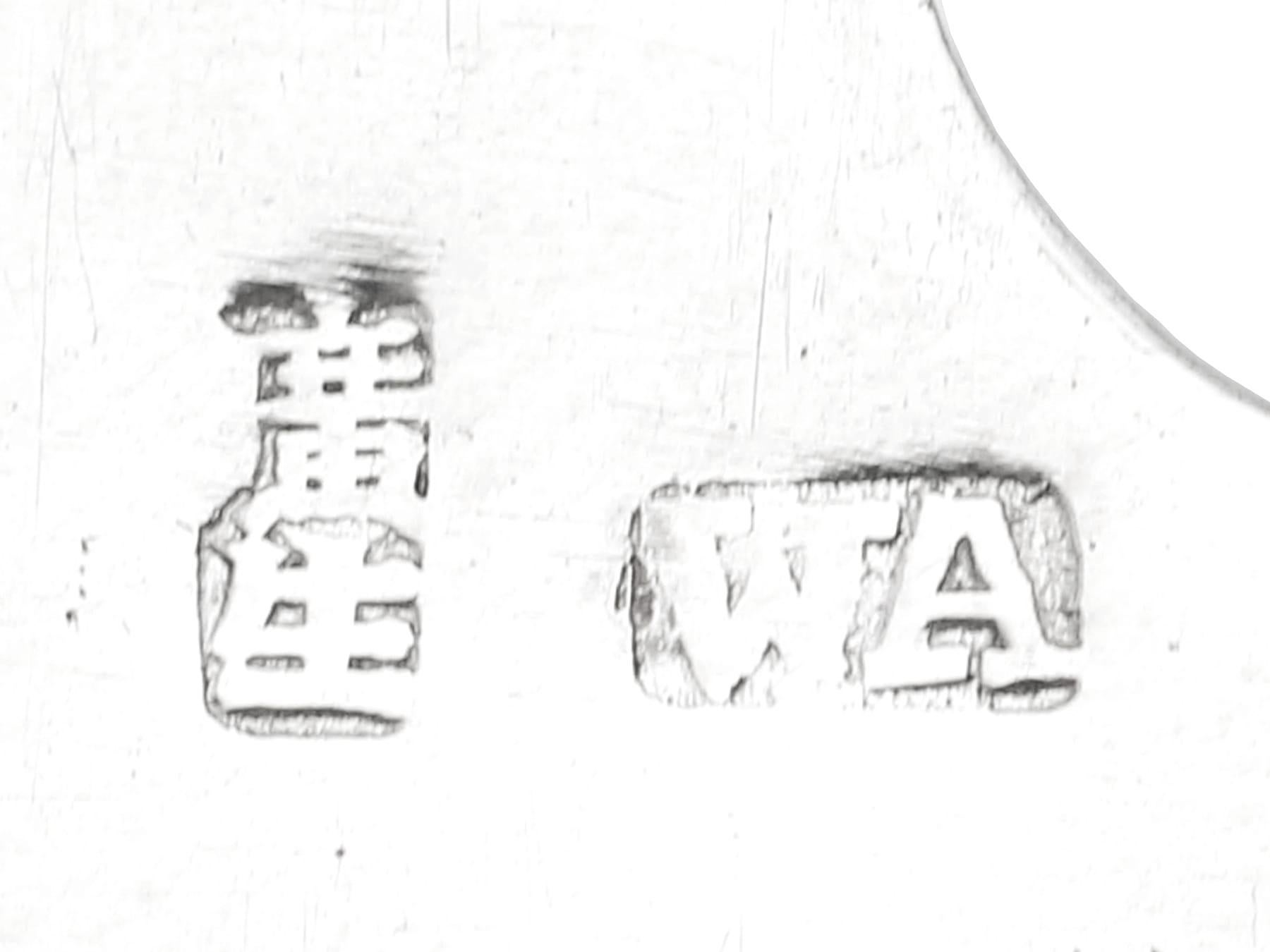 Antikes chinesisches Export-Silberkartenetui aus den 1870er Jahren im Angebot 4