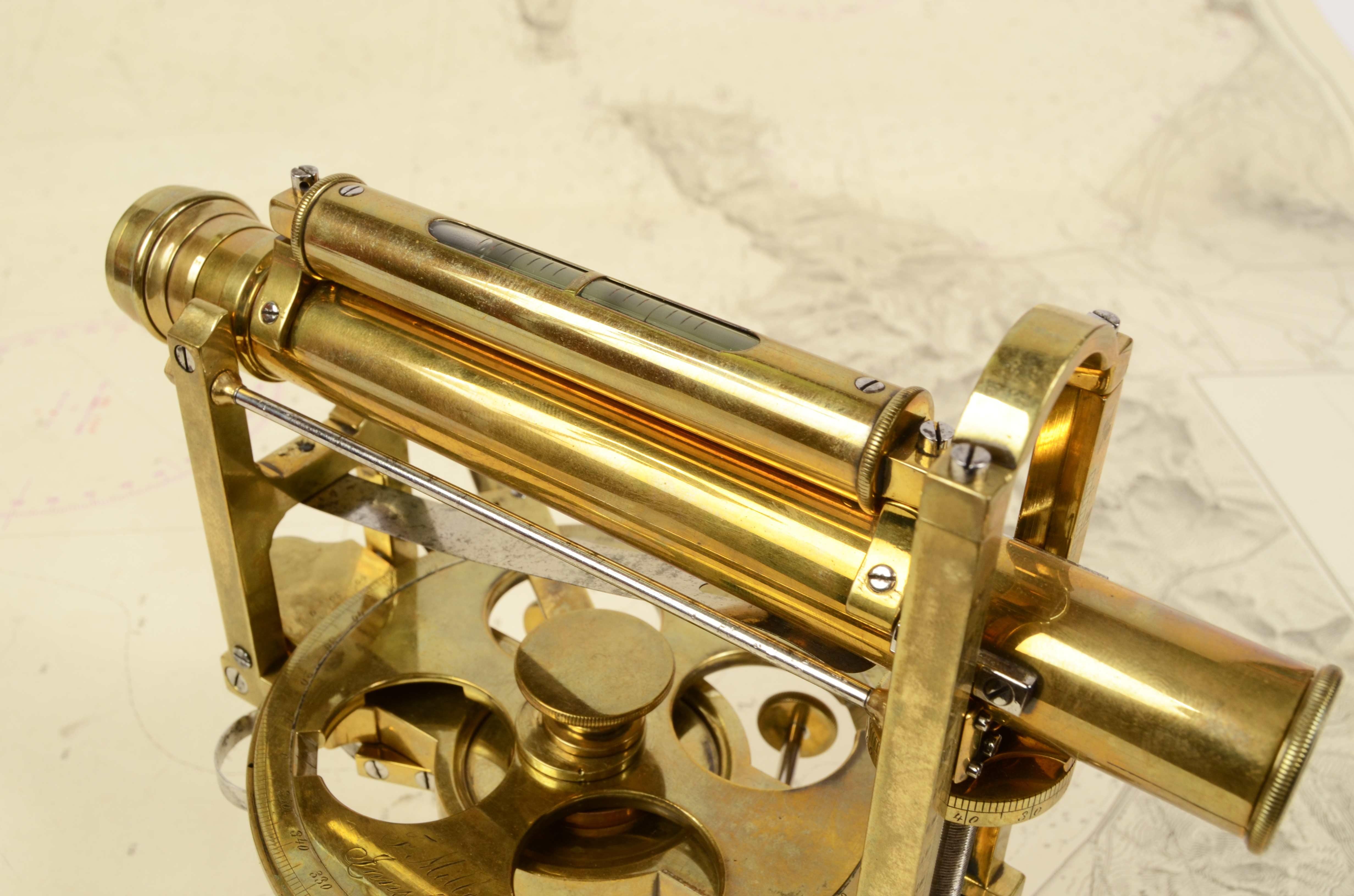 1870s Brass Clisigonimeter F. Miller Innsbruck Surveyor Measurement Instrumemt 6