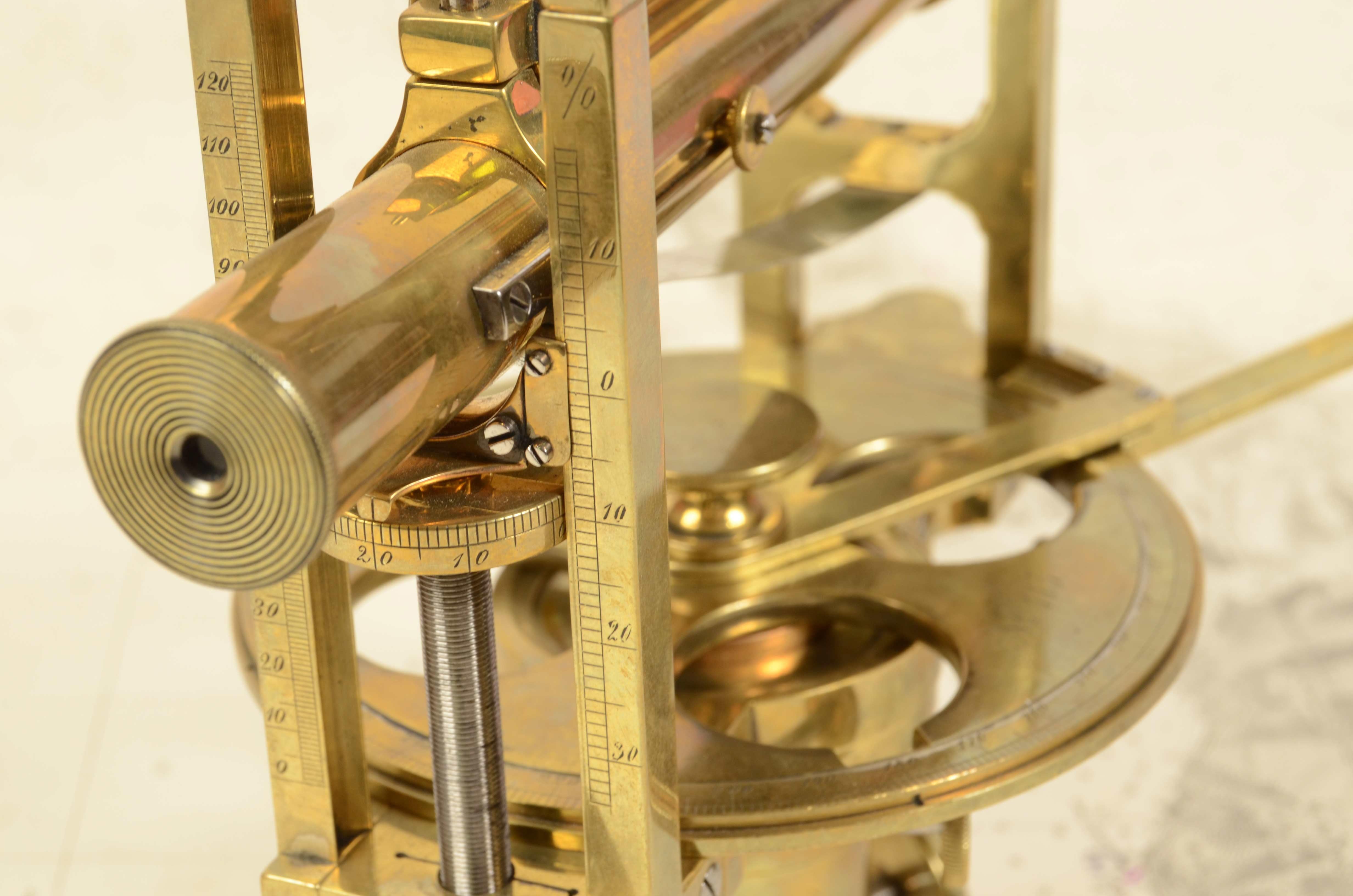 1870s Brass Clisigonimeter F. Miller Innsbruck Surveyor Measurement Instrumemt 9