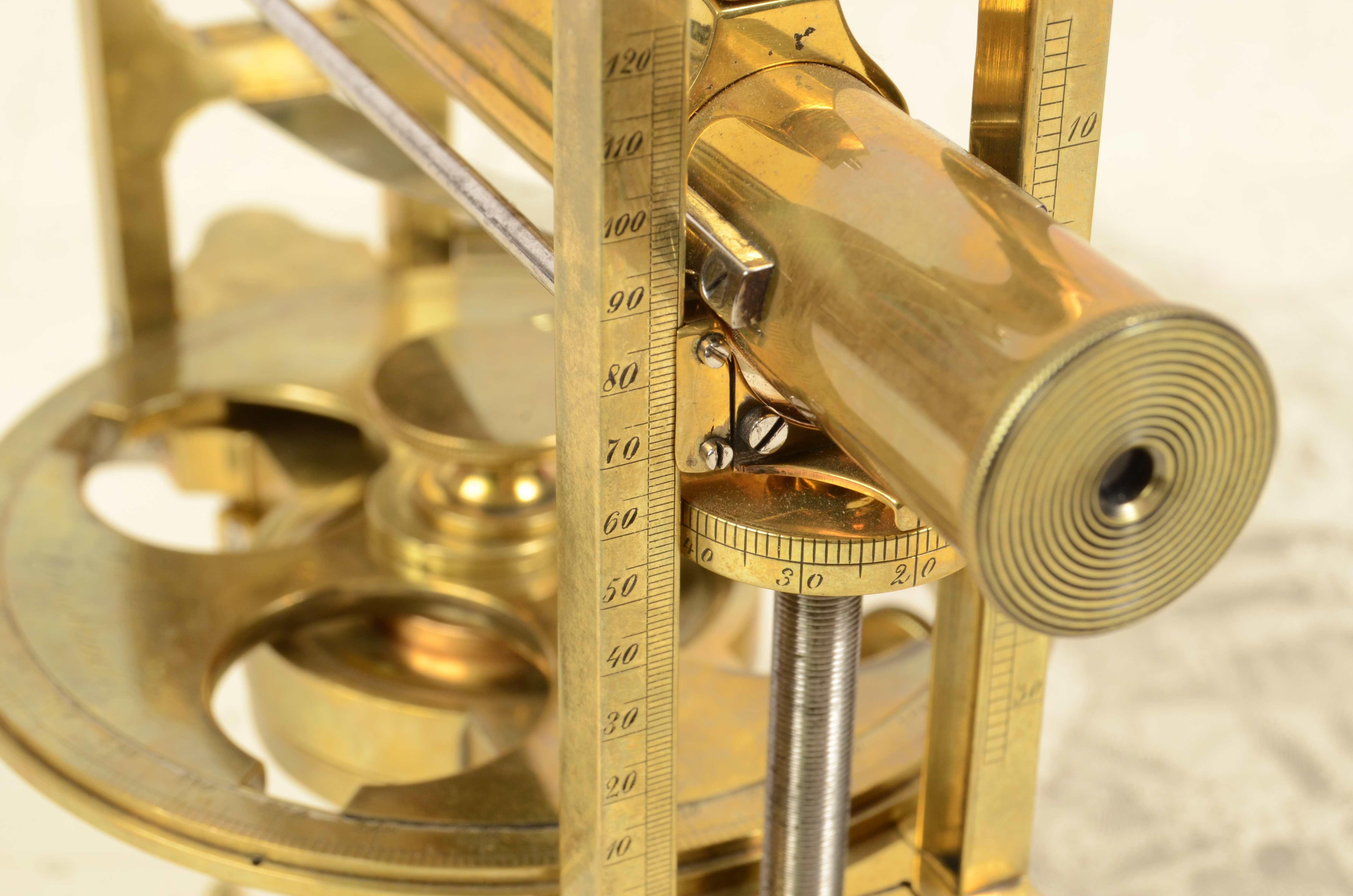 1870s Brass Clisigonimeter F. Miller Innsbruck Surveyor Measurement Instrumemt 10