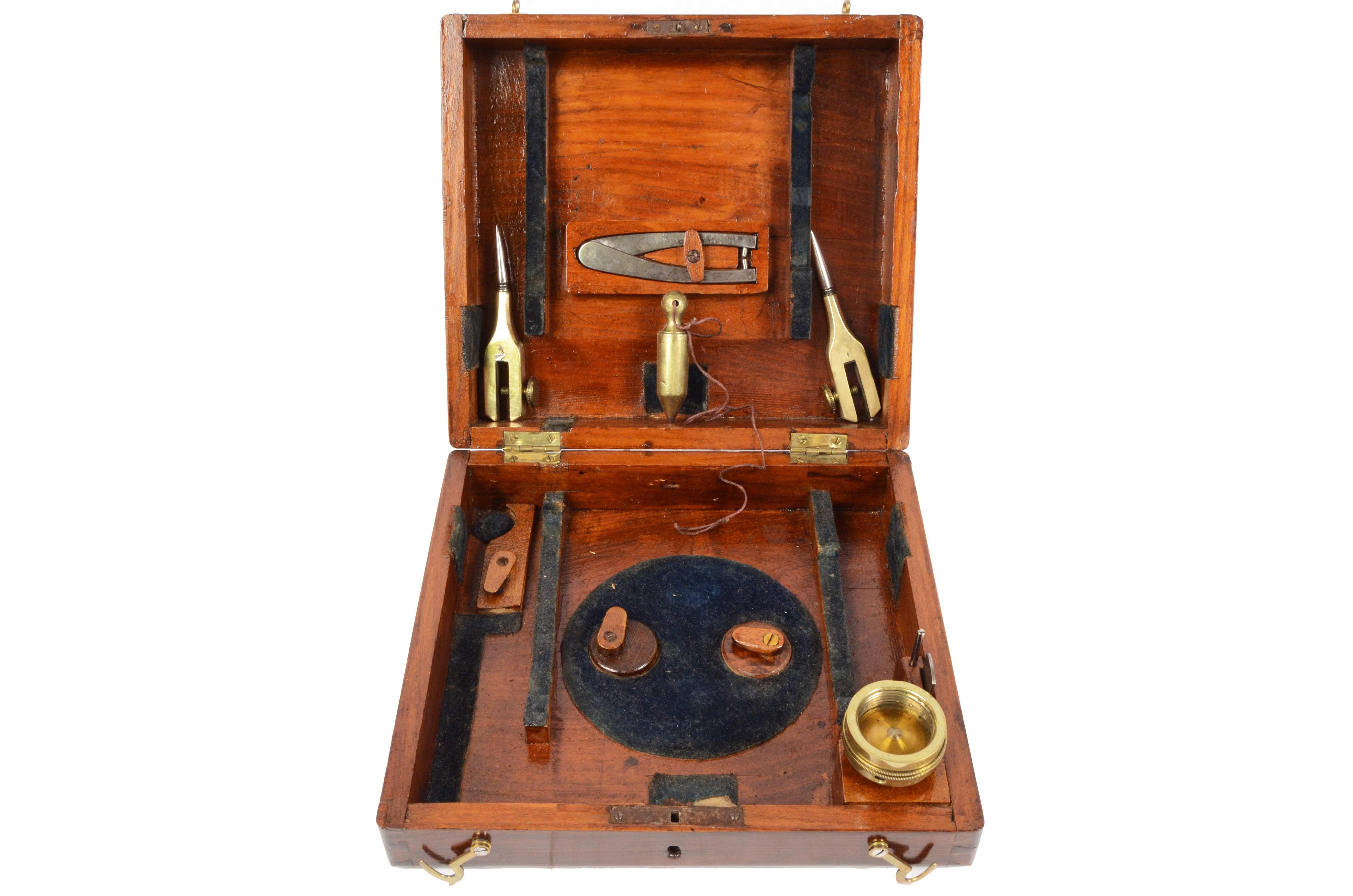 1870s Brass Clisigonimeter F. Miller Innsbruck Surveyor Measurement Instrumemt 12