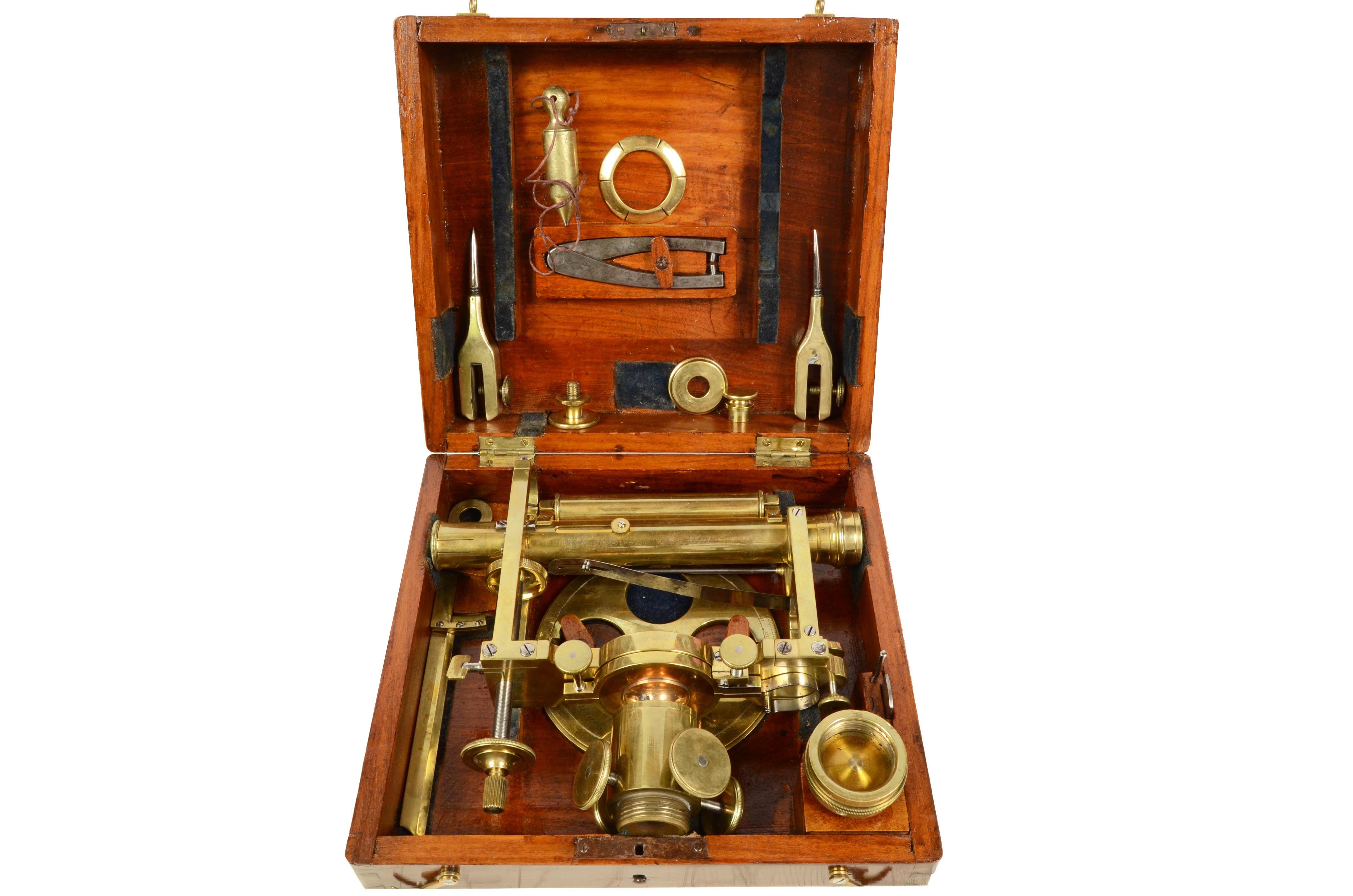 1870s Brass Clisigonimeter F. Miller Innsbruck Surveyor Measurement Instrumemt 14