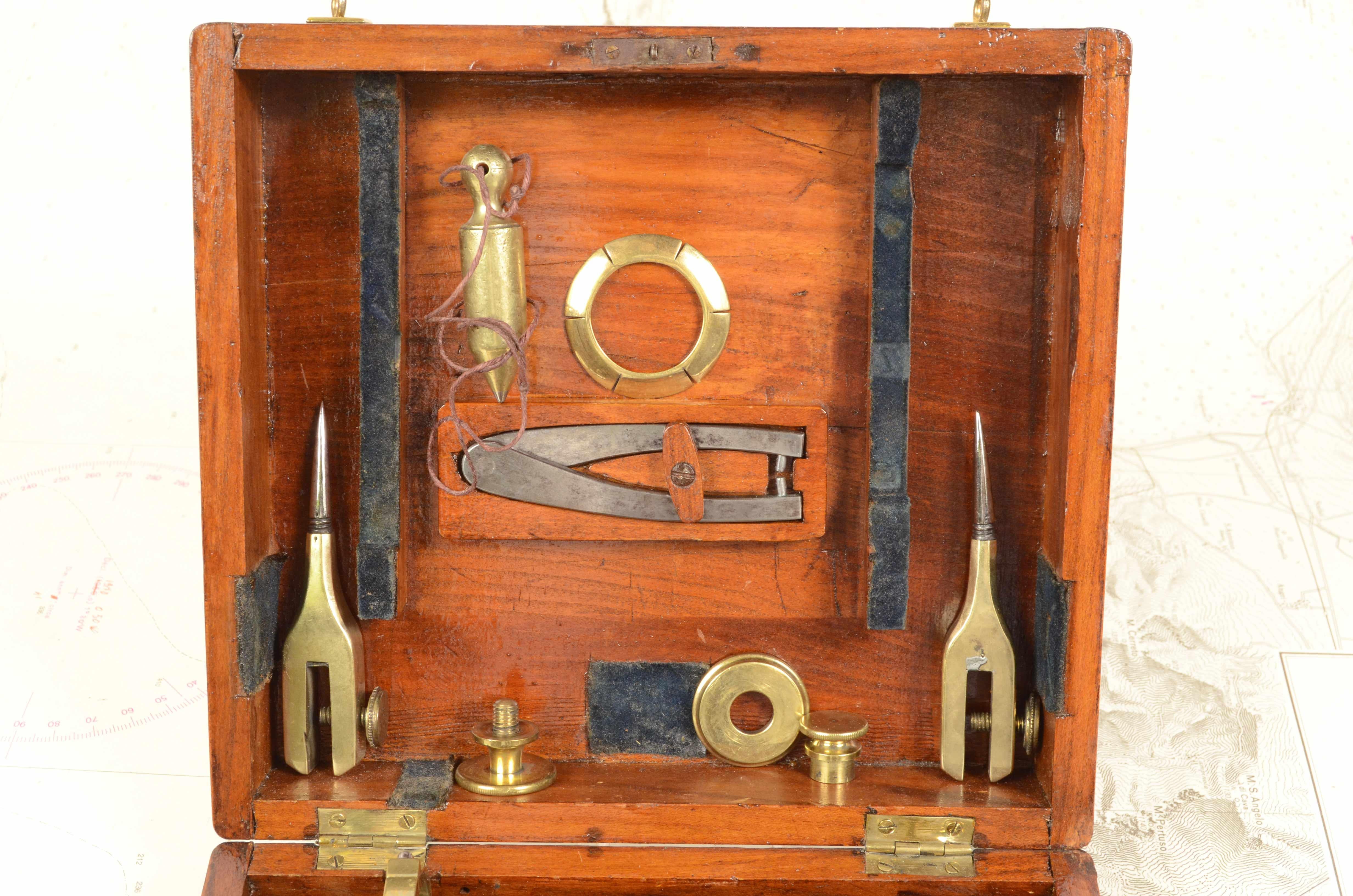 1870s Brass Clisigonimeter F. Miller Innsbruck Surveyor Measurement Instrumemt 15