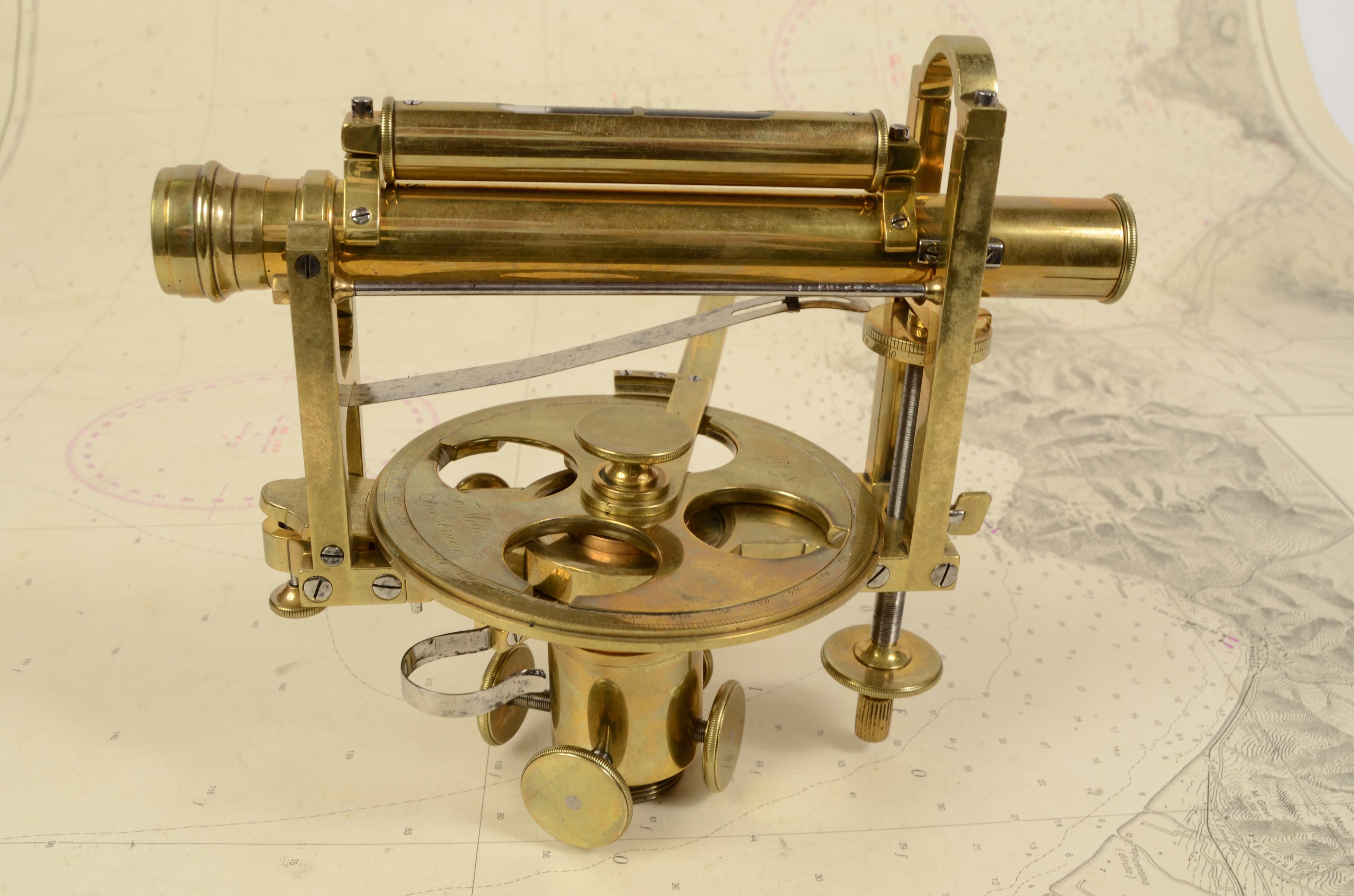 1870s Brass Clisigonimeter F. Miller Innsbruck Surveyor Measurement Instrumemt 1
