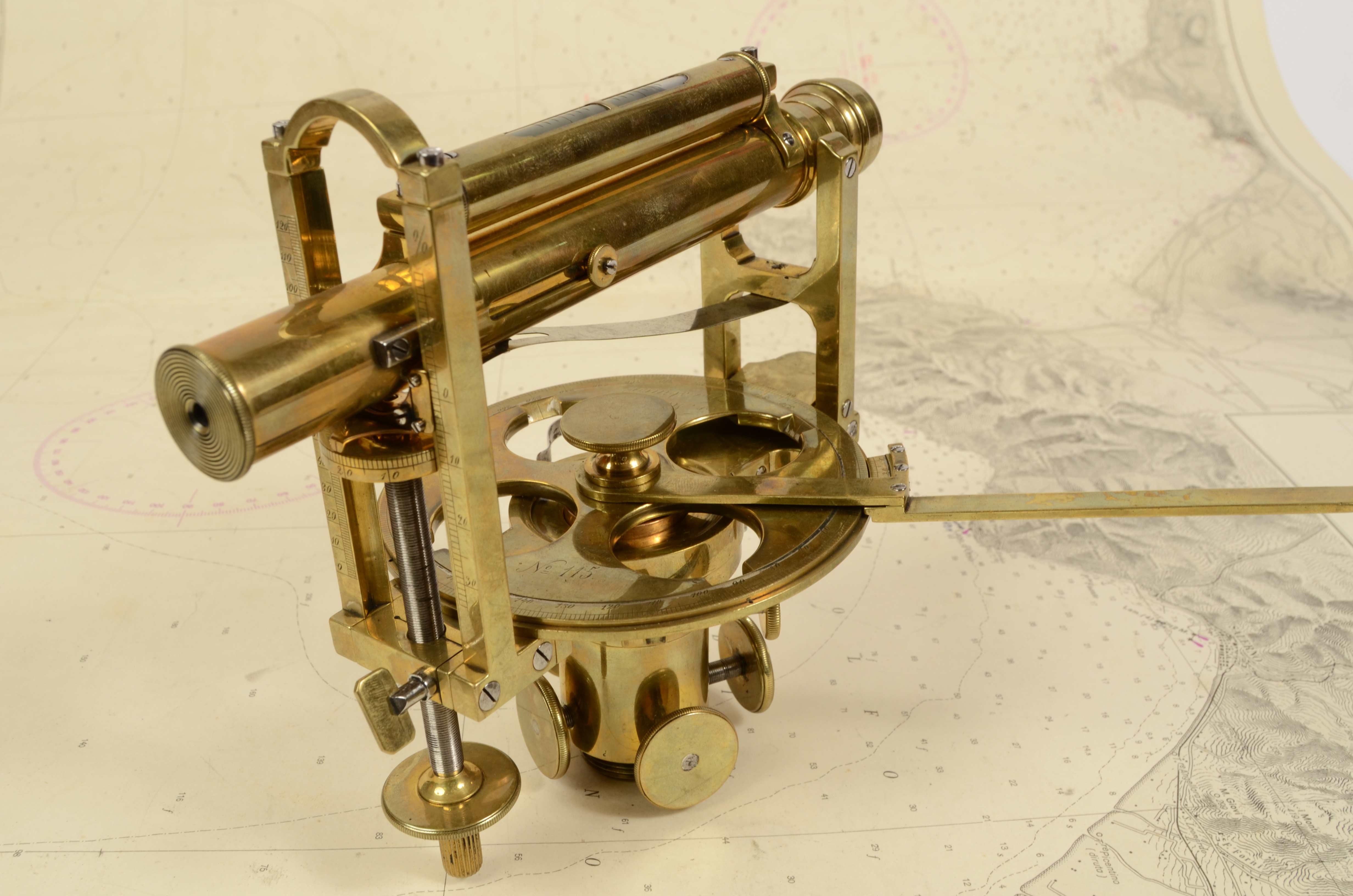 1870s Brass Clisigonimeter F. Miller Innsbruck Surveyor Measurement Instrumemt 2