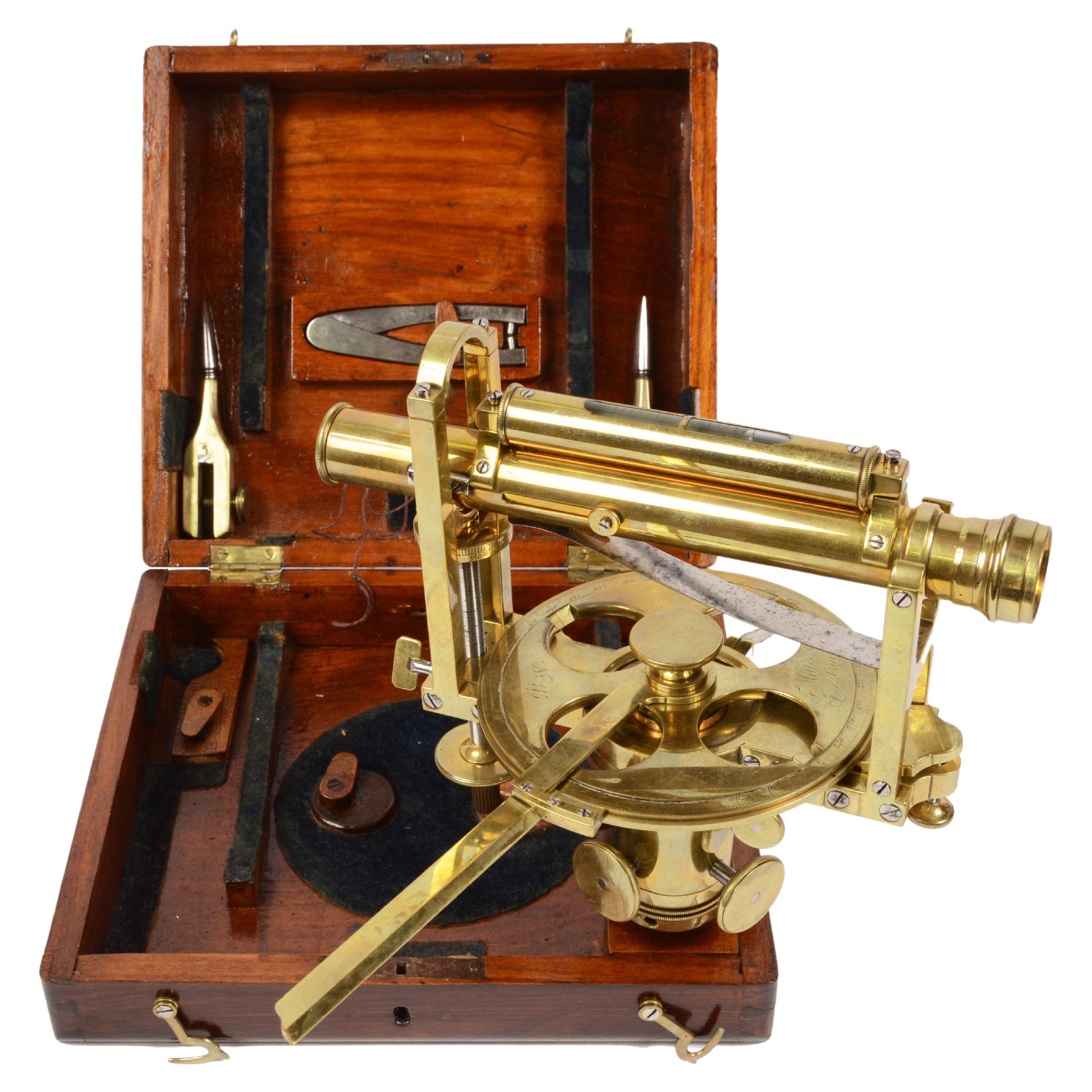 1870s Brass Clisigonimeter F. Miller Innsbruck Surveyor Measurement Instrumemt