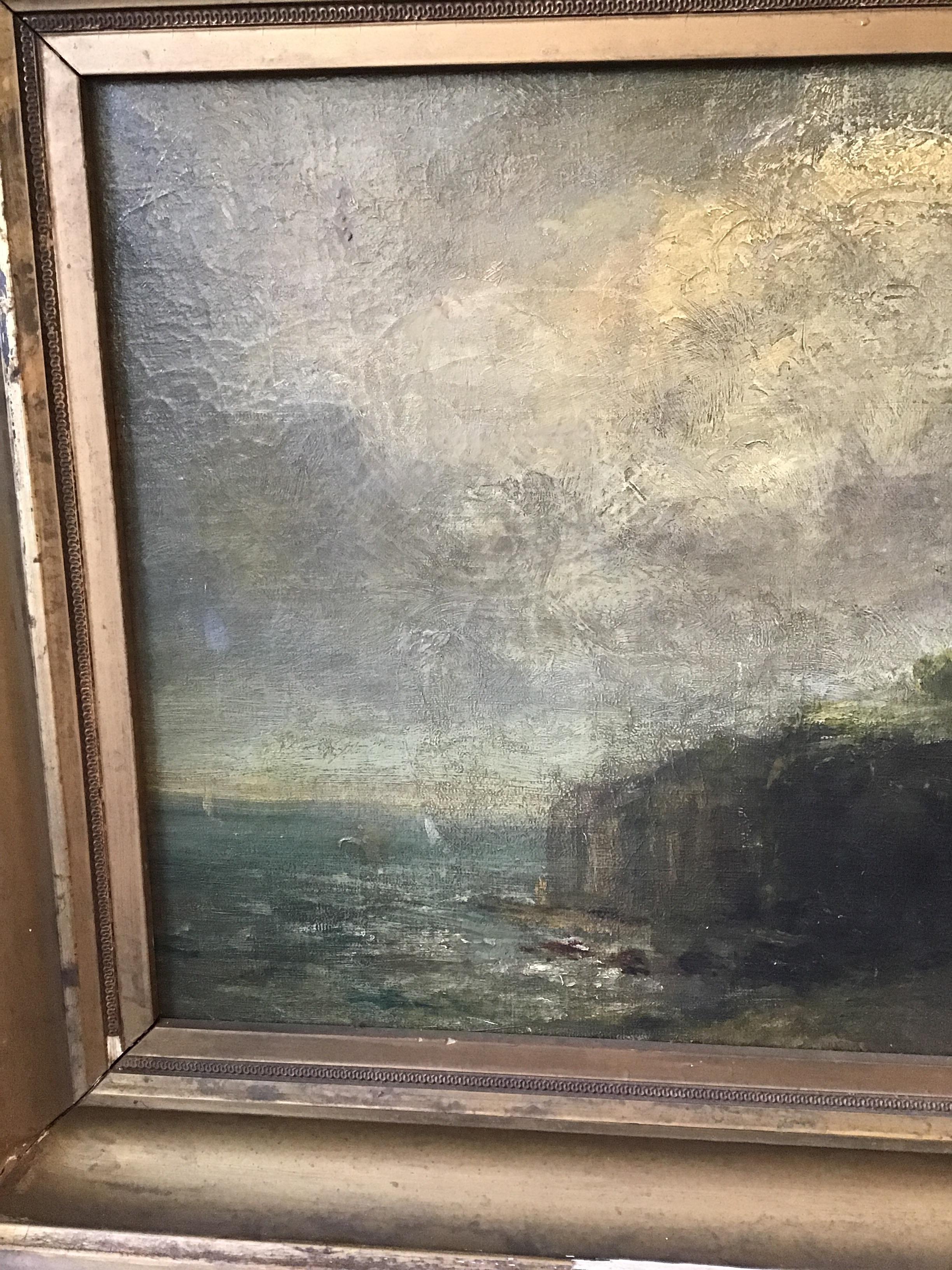 1870s European Castle Painting 1
