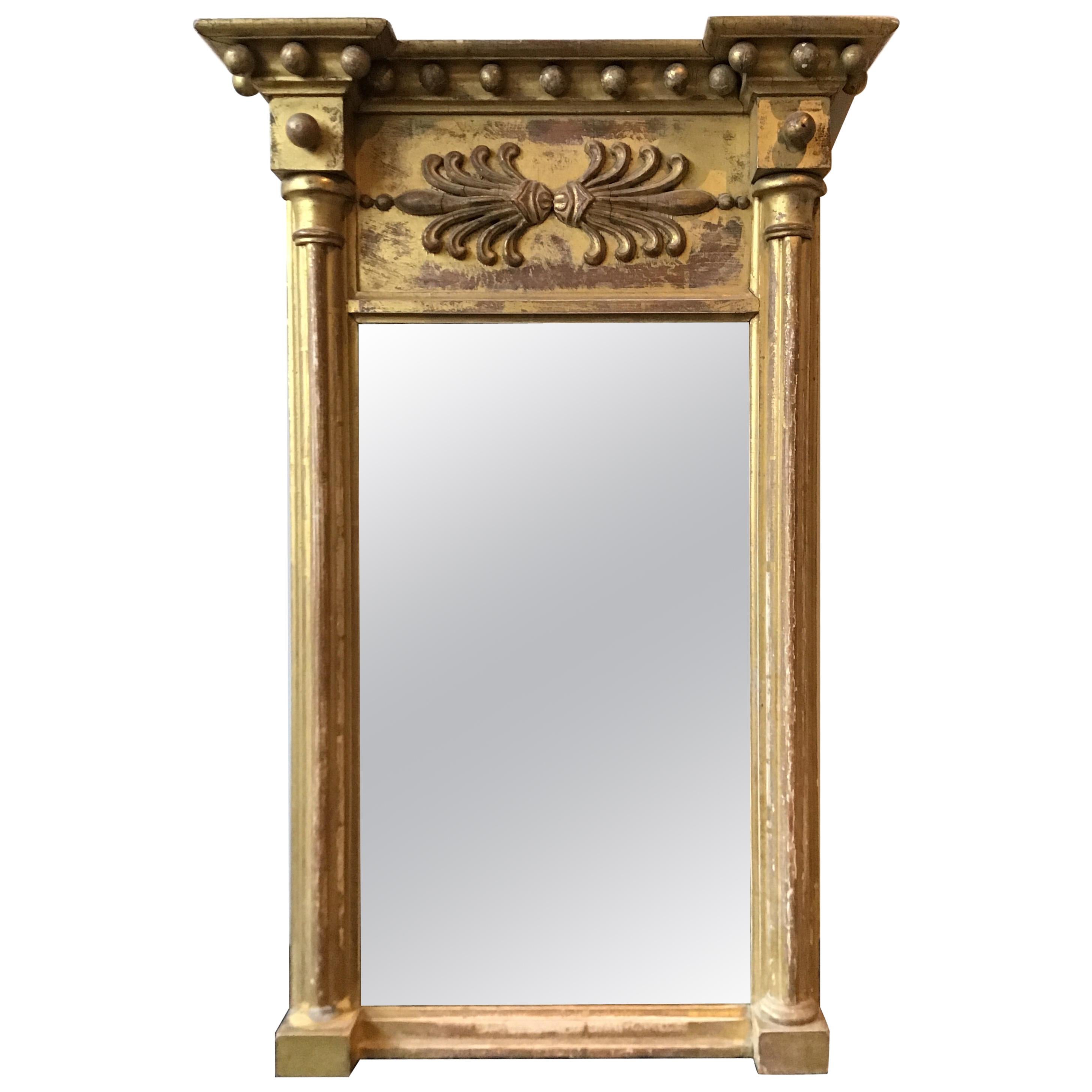 1870s Federal Giltwood Mirror For Sale