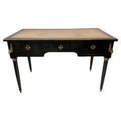 Escritorio francés ebonizado de 1870