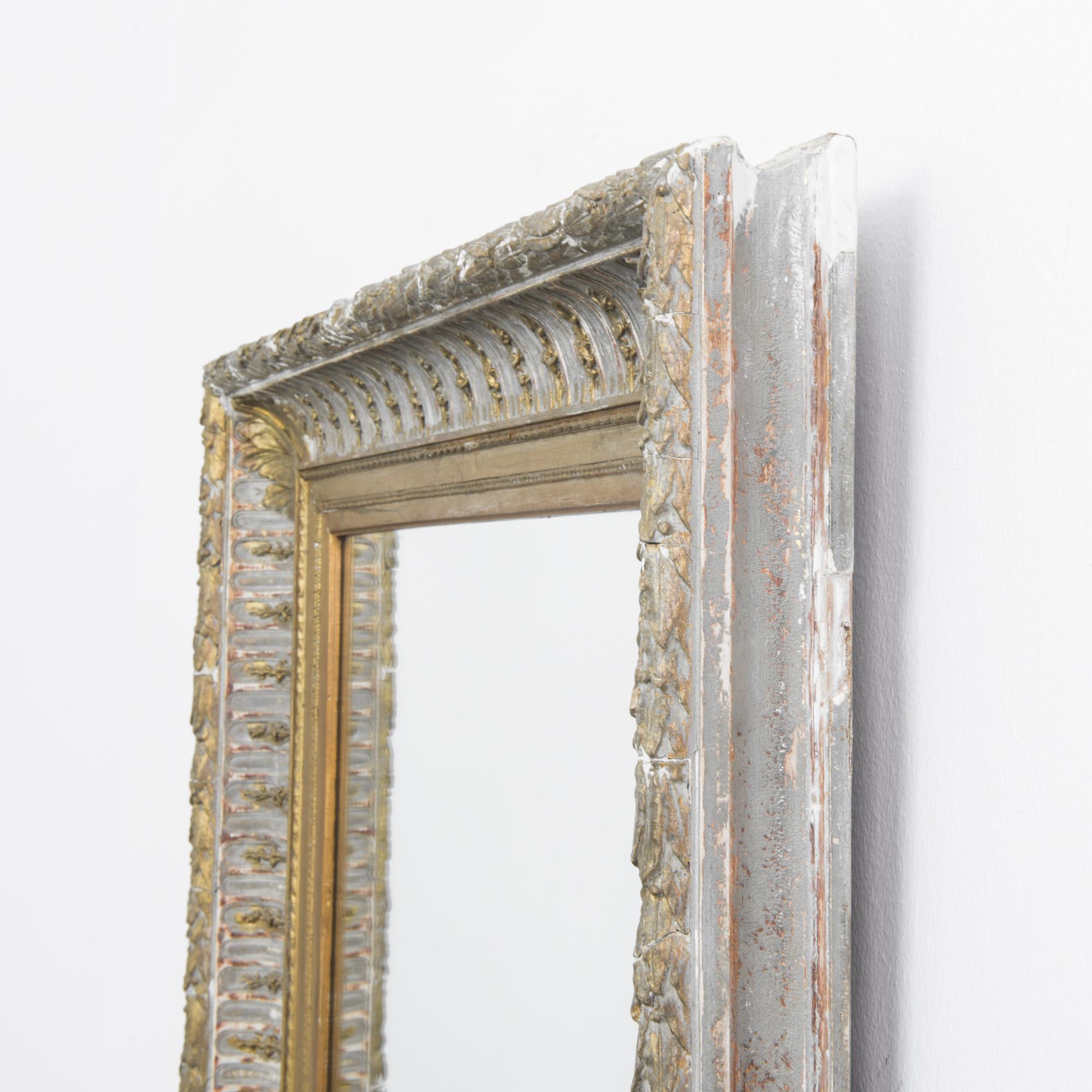 antique square mirror