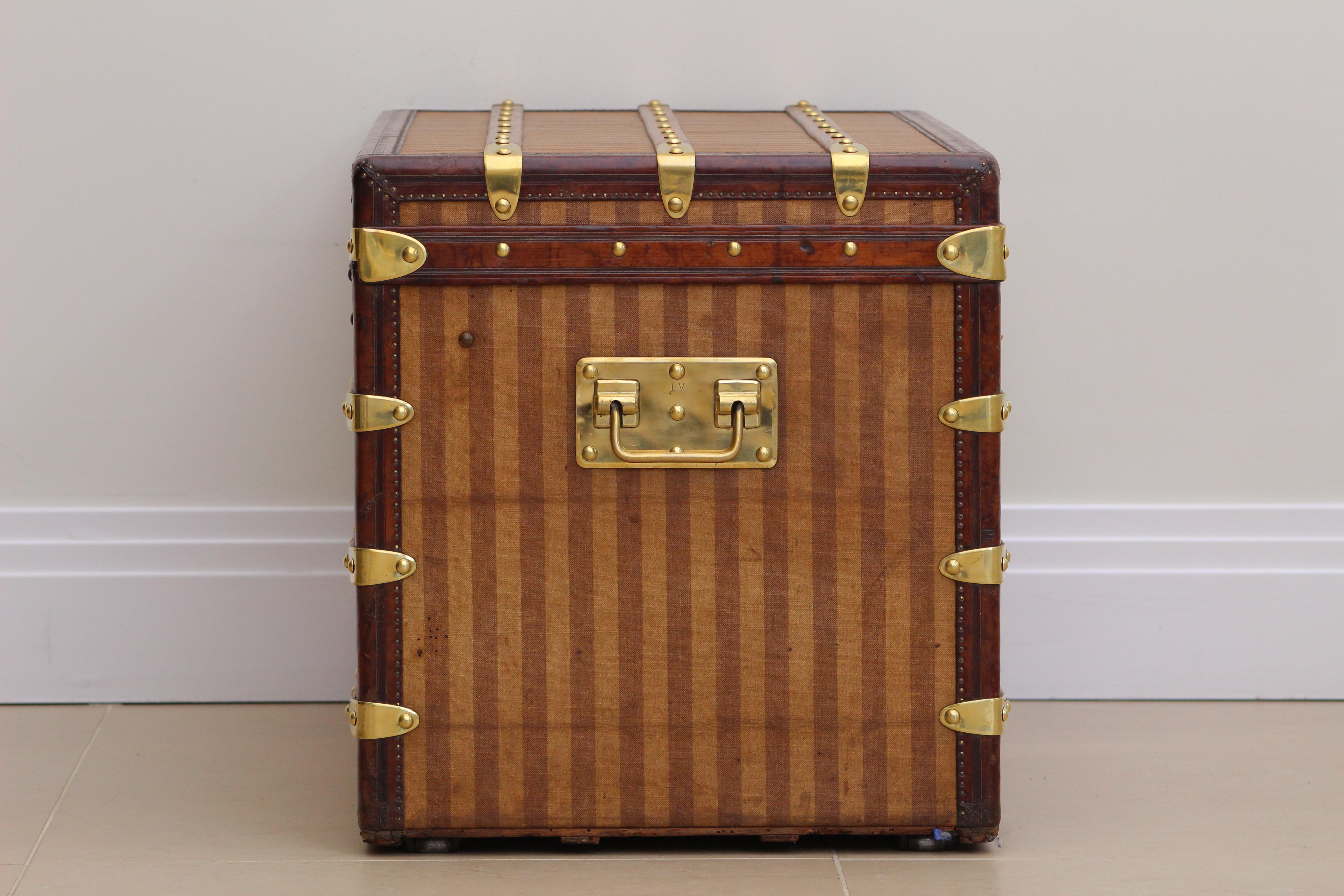1870s Louis Vuitton Rayee Courier Trunk 3