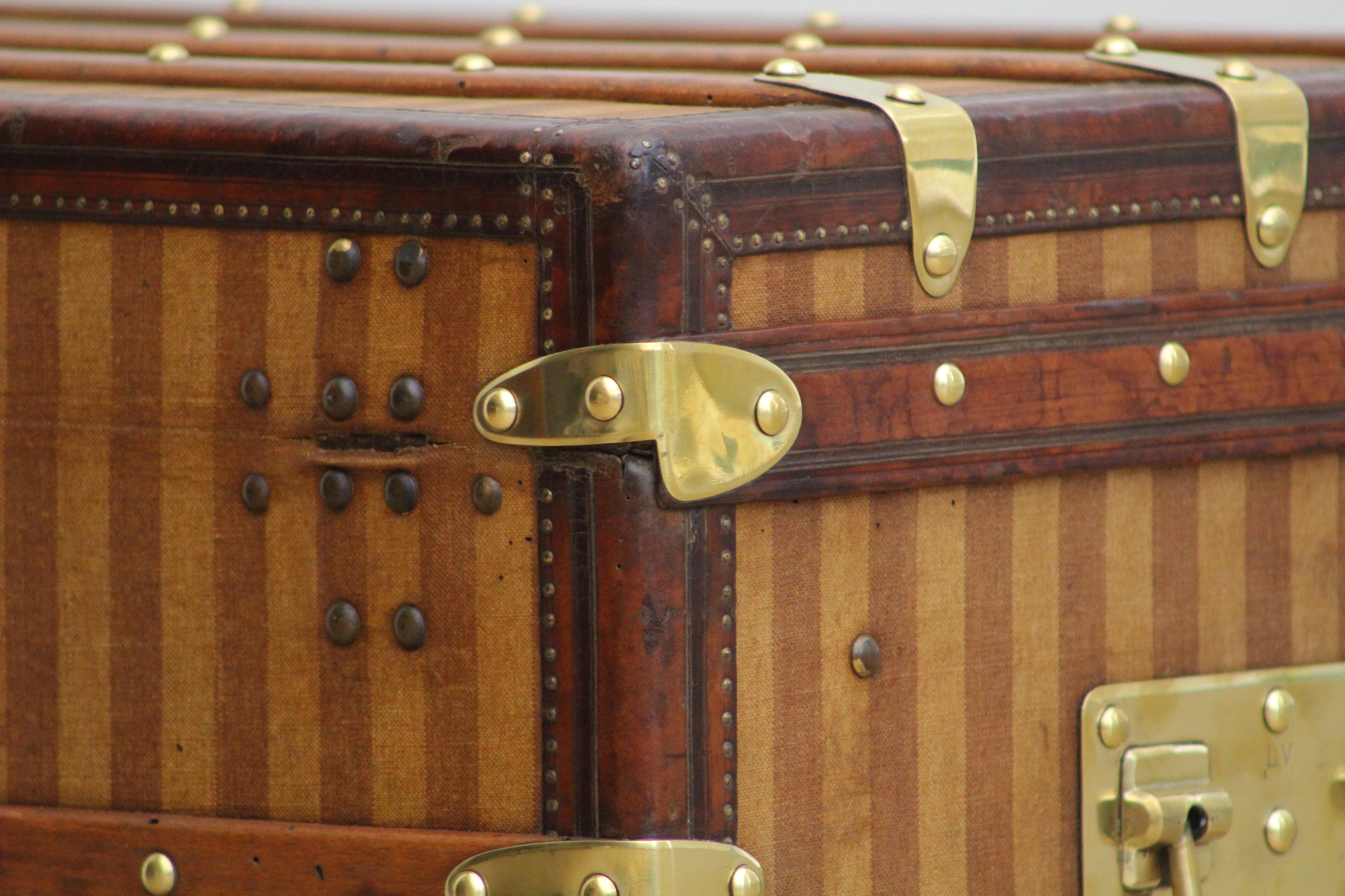 1870s Louis Vuitton Rayee Courier Trunk 5