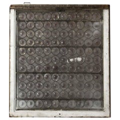 1870s McKim Meade and White Wooden "Bottle Glass" Window