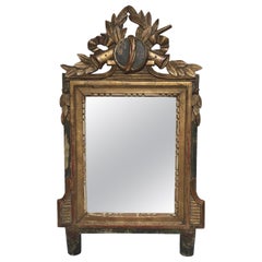1870s Small French Empire Giltwood Mirror