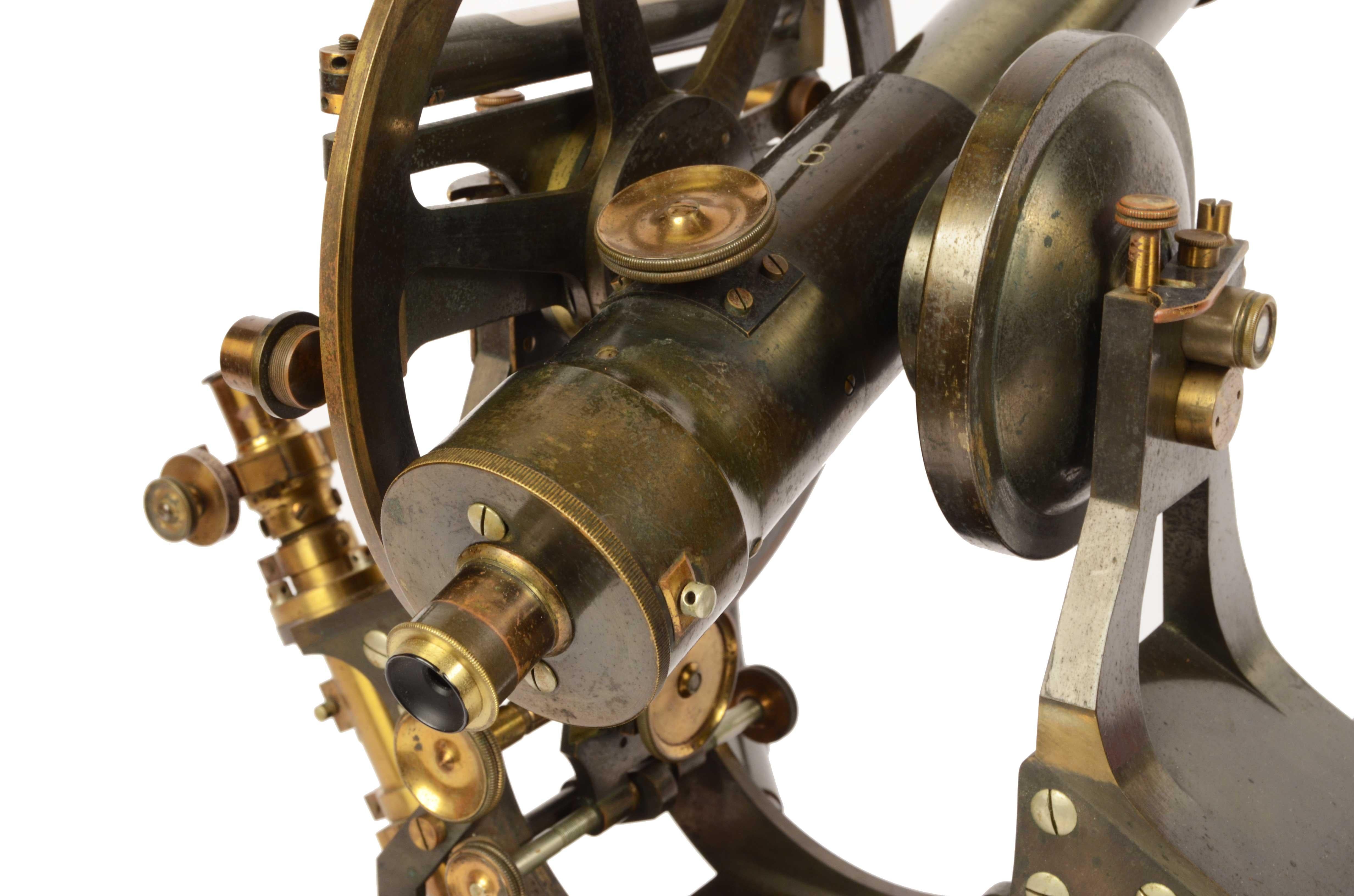 1870s Theodolite Troughton & Simms Antique Scientific Instrument of Measurement 2