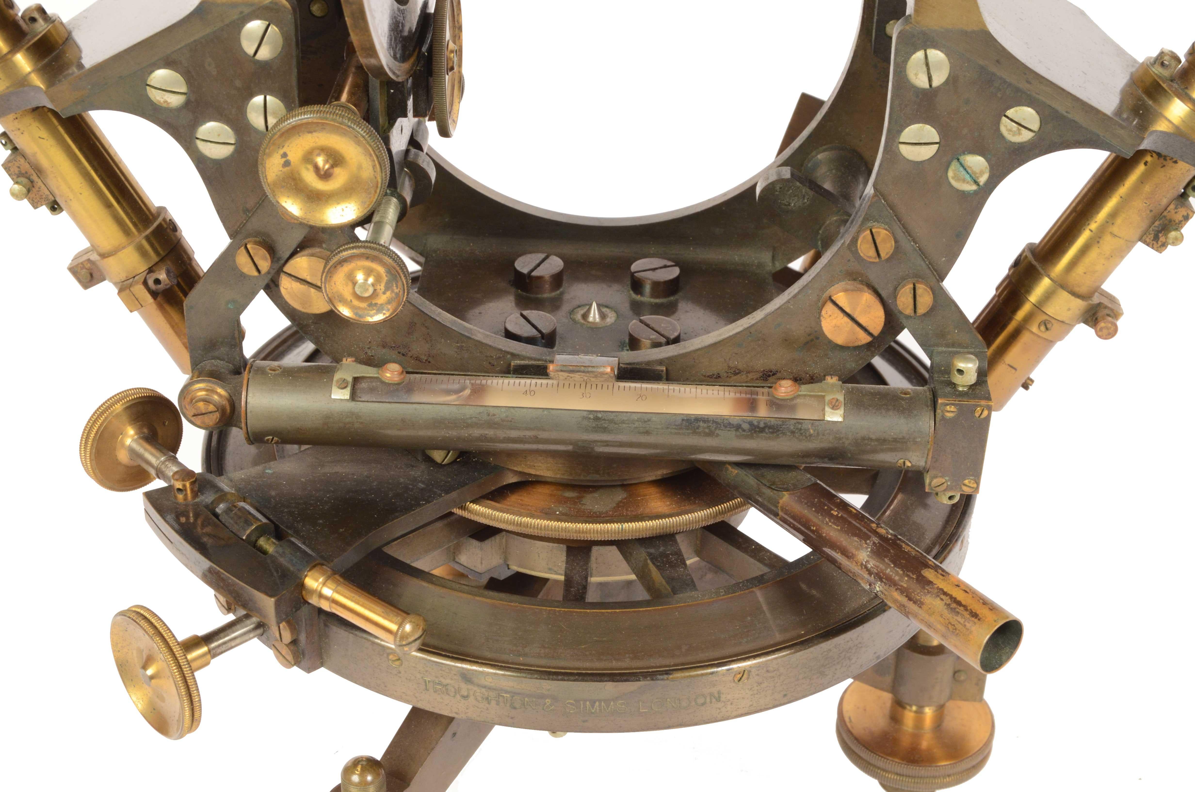 1870s Theodolite Troughton & Simms Antique Scientific Instrument of Measurement 8