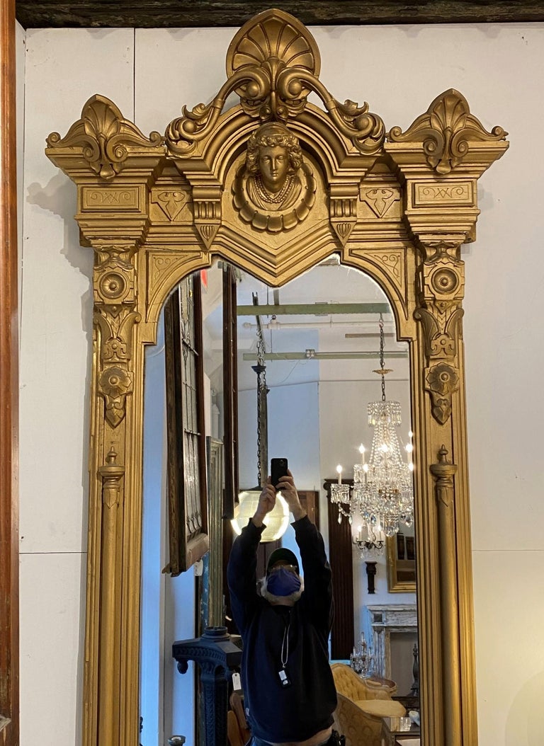 1870s Victorian Gold Pier Mirror From A, What Makes A Pier Mirror