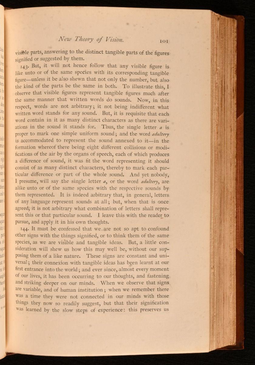 Papier 1871 The Works of George Berkeley (Les œuvres de George Berkeley) en vente