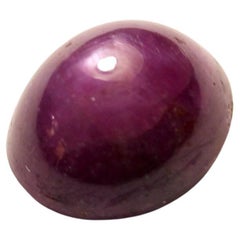 18.72 carat oval cabochon cut Ruby