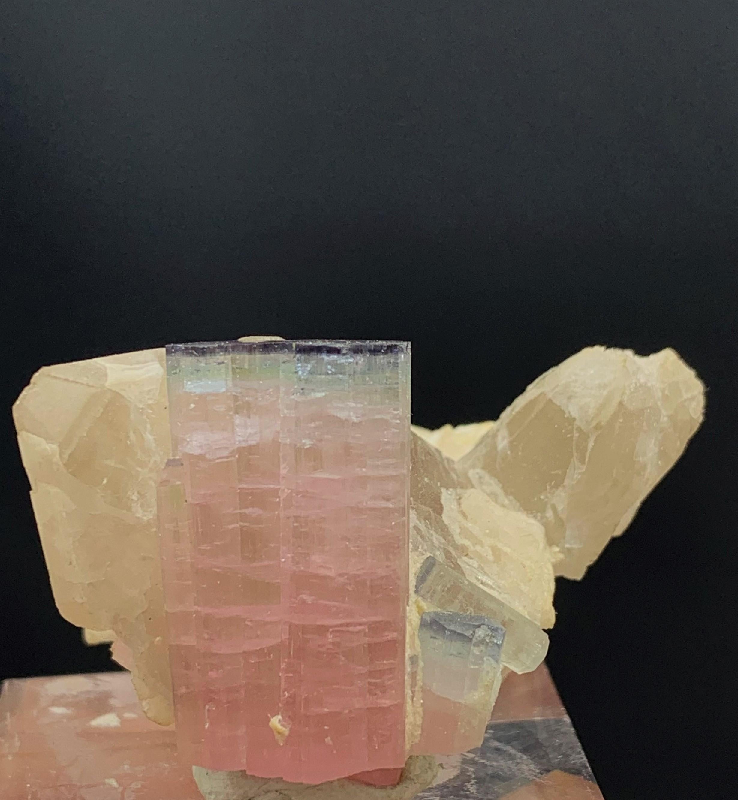 pink mica crystal